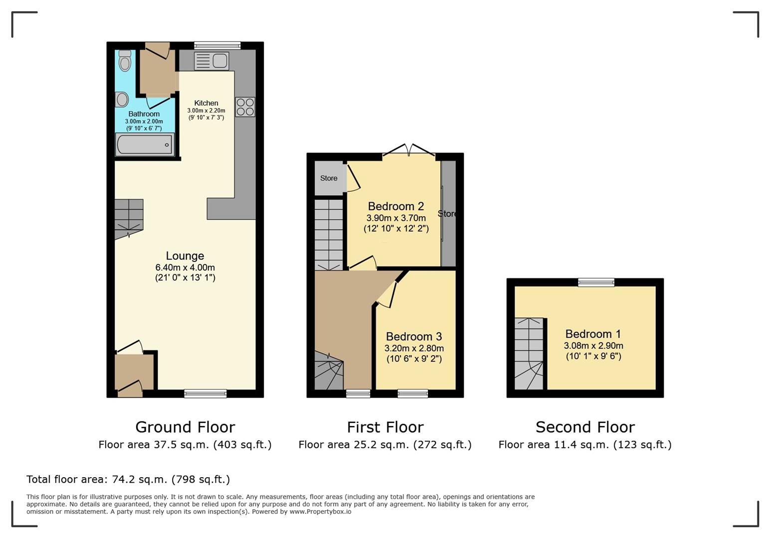 2, Llewellyn Street, Barry floorplan