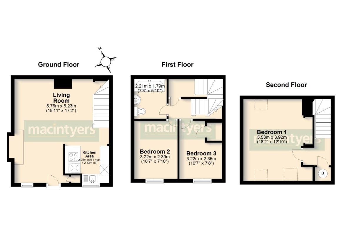 Market Place, Brackley NN13, 3 bedroom terraced house to rent