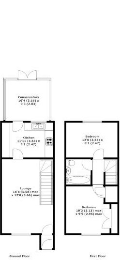 2 Bedrooms Terraced house for sale in Smiths Mead, North Waltham, Basingstoke RG25