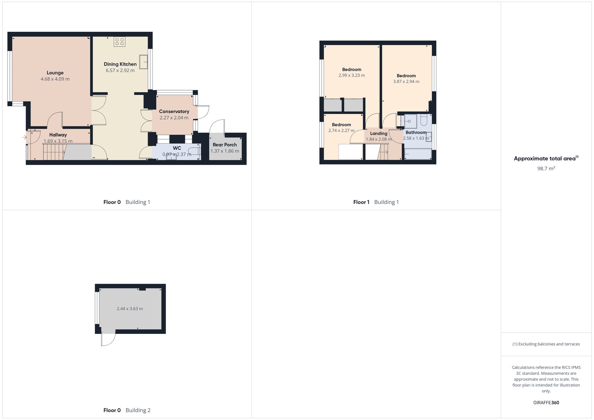 87 Mount Road, Chester Le Street floorplan