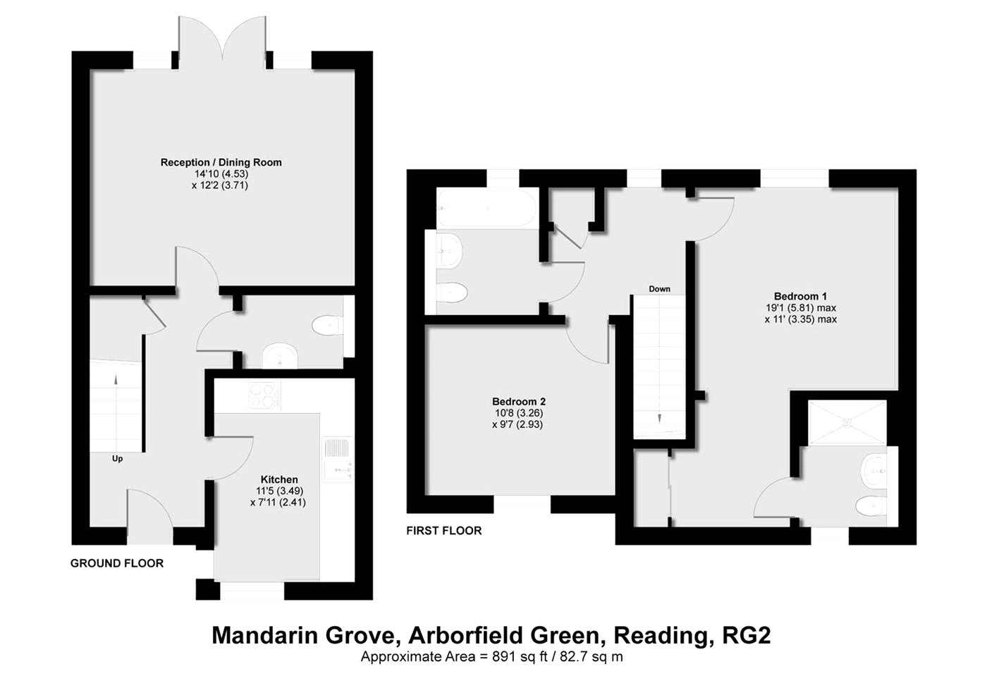 10, Mandarin Grove, Reading floorplan