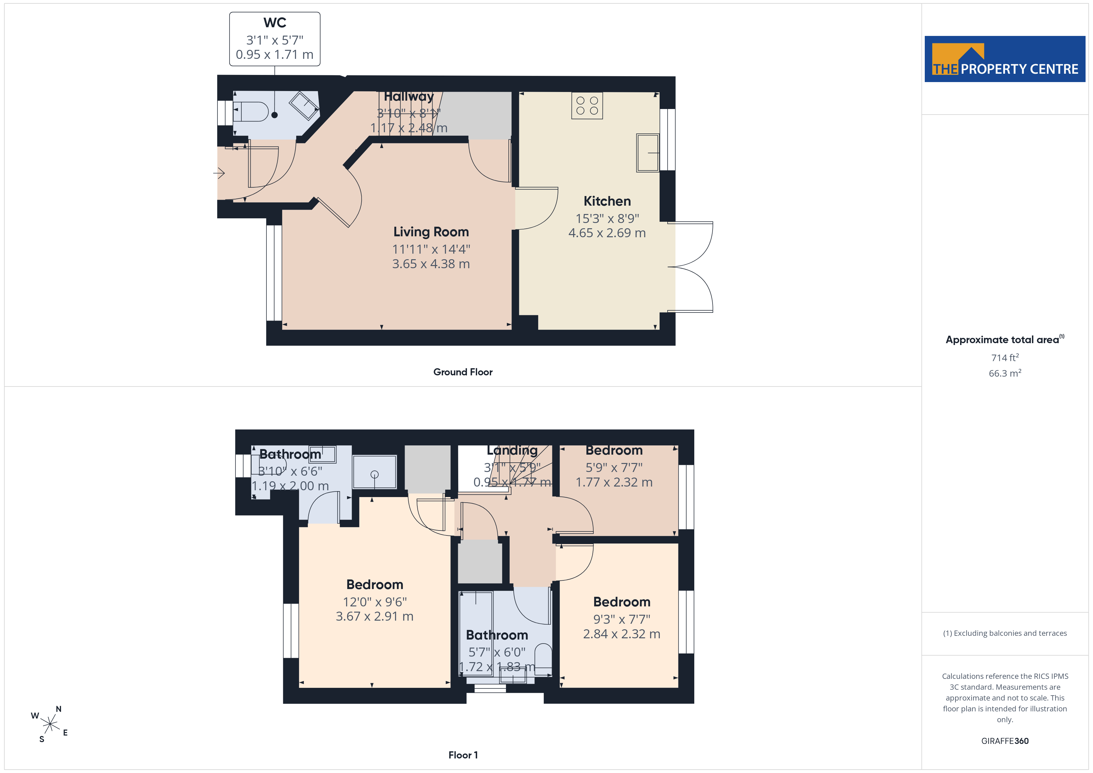 71, Deane Drive, Worcester floorplan