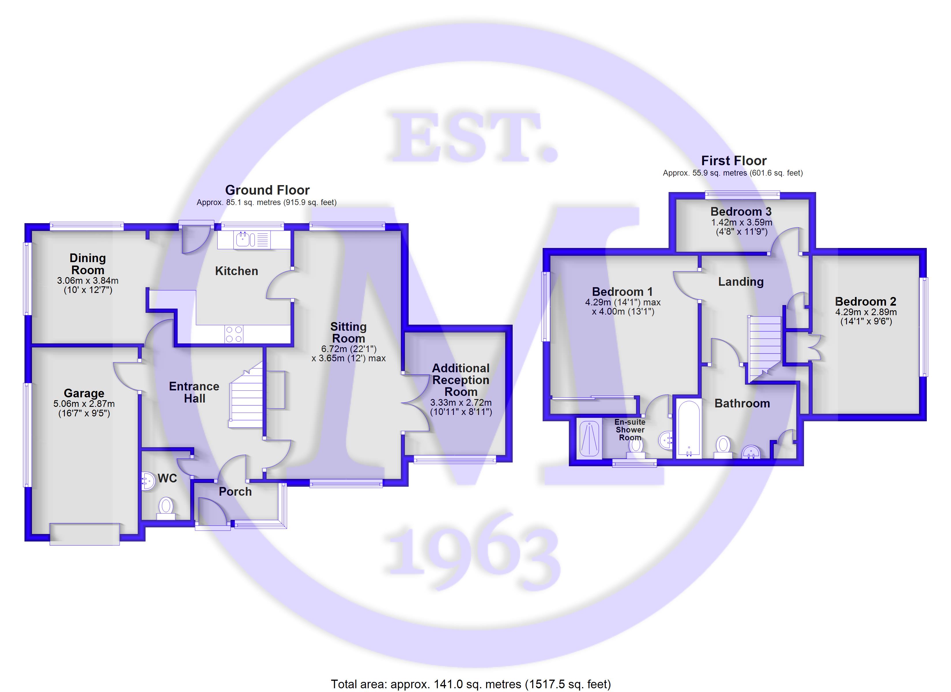 161, Everton Road, Lymington floorplan