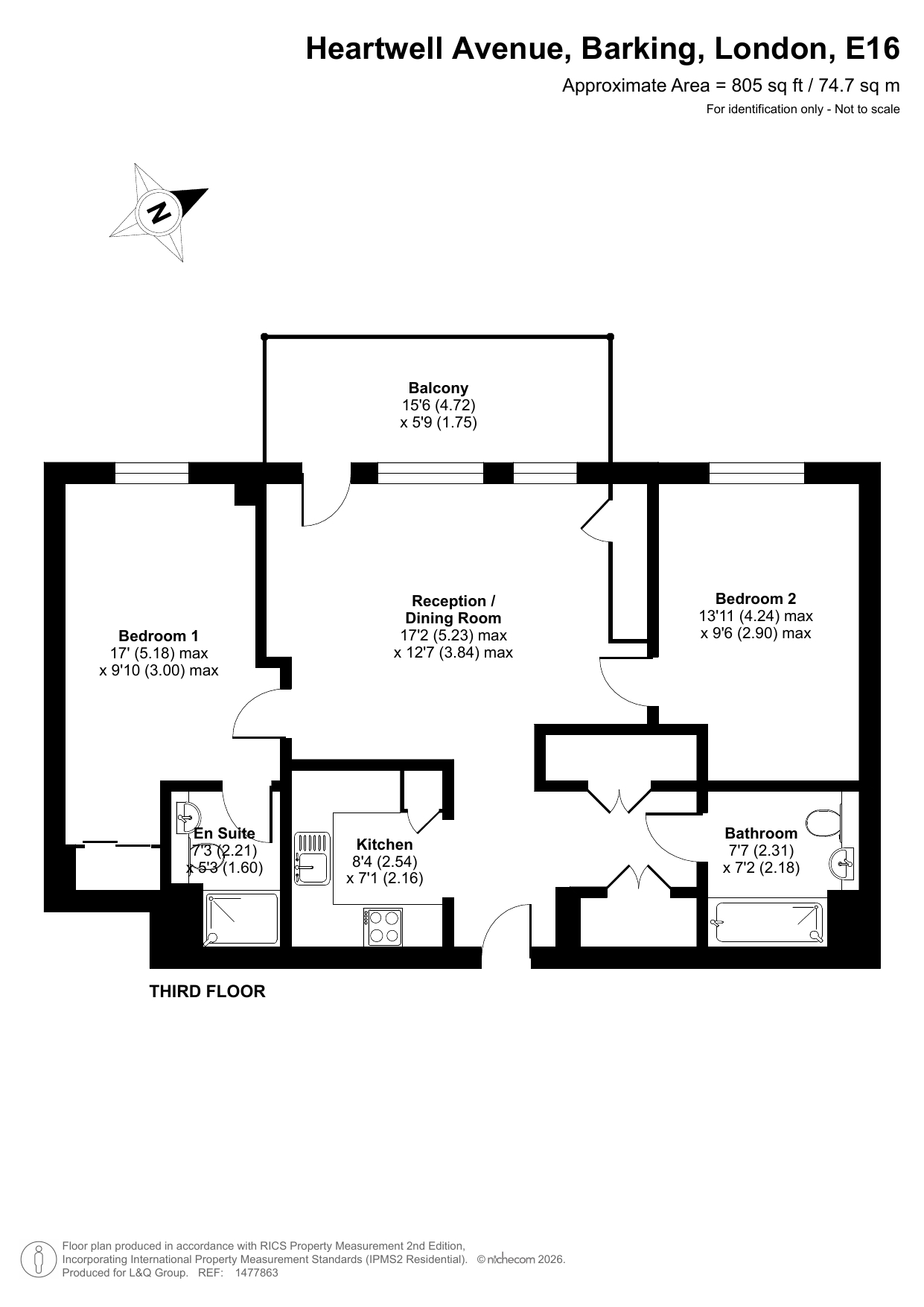 1 Heartwell Avenue, London floorplan