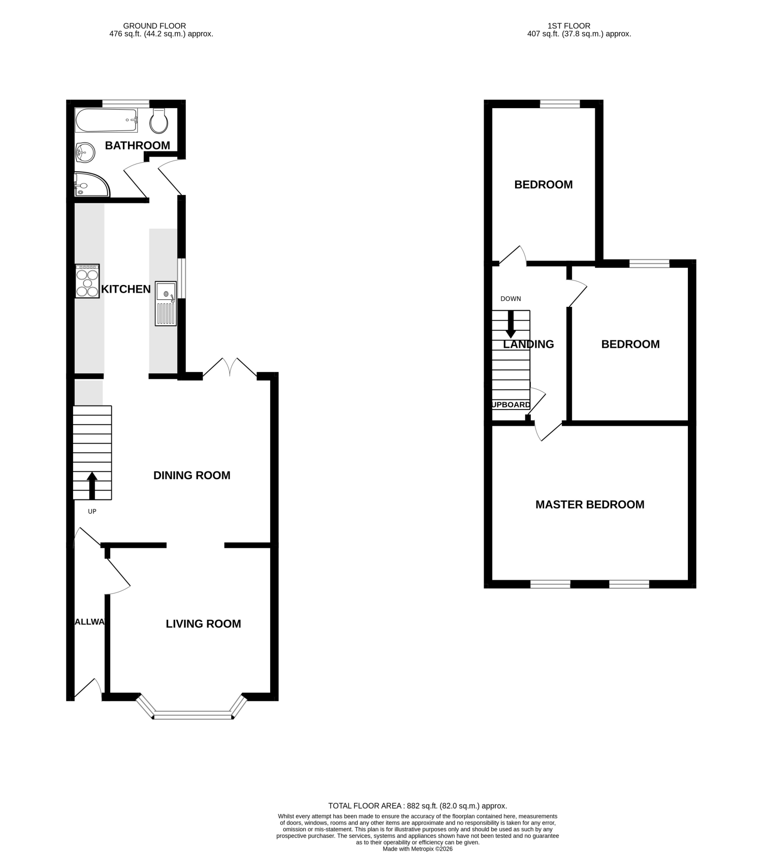 30, Stephen Street, Taunton floorplan