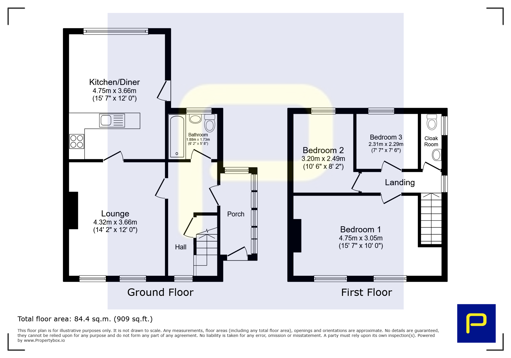 34, Windsor Road, Chester Le Street floorplan