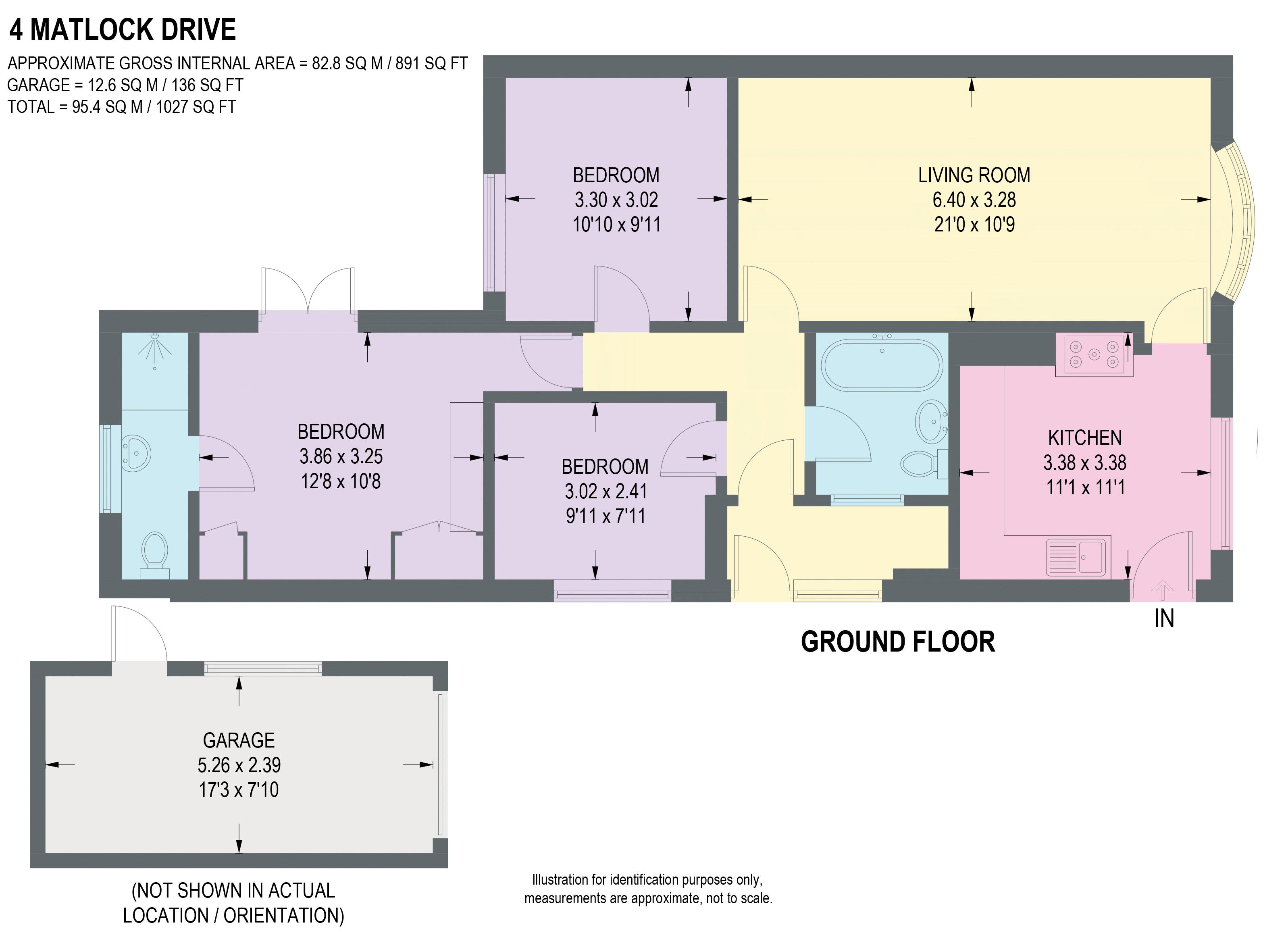 4, Matlock Drive, Chesterfield floorplan