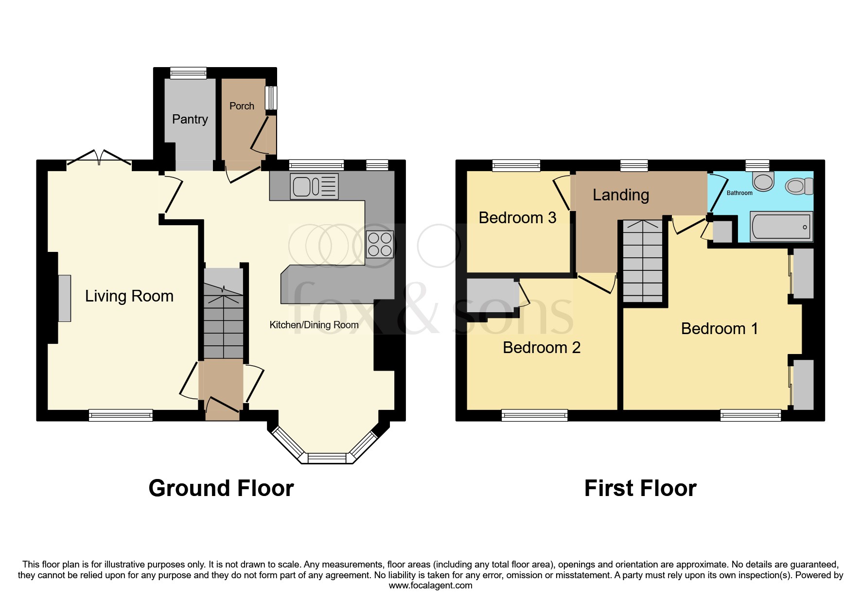 22, Whitehall, Watchet floorplan
