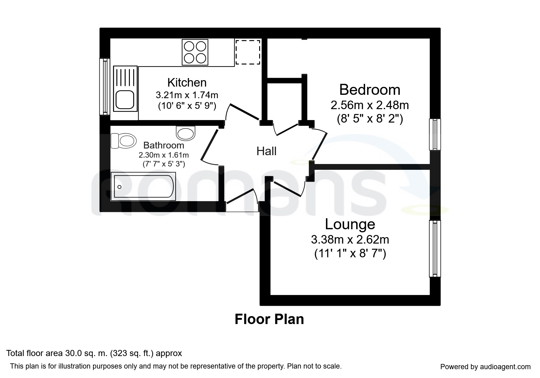 1 Bedrooms Flat to rent in Caversham Road, Reading RG1