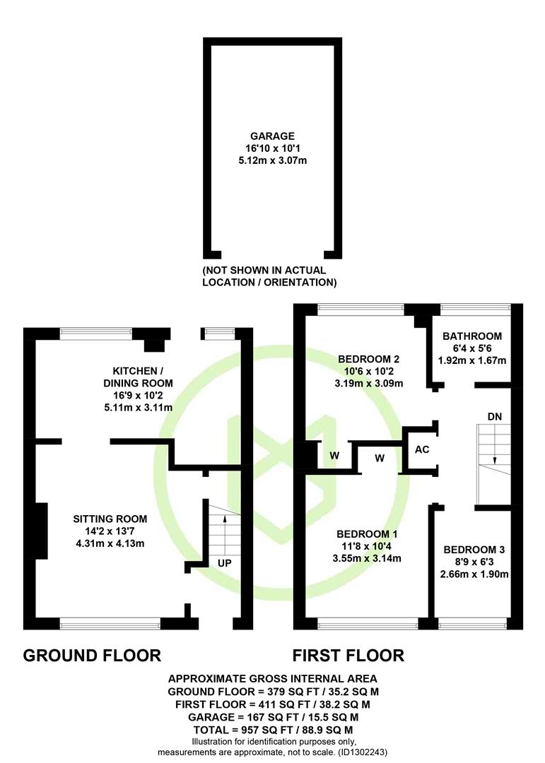 73, Cedar Crescent, Southampton floorplan