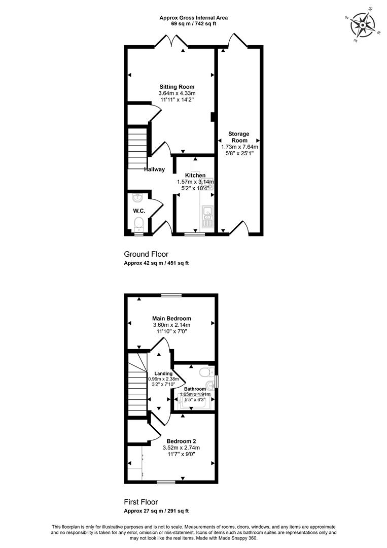 4, Truman Terrace, Henstridge floorplan
