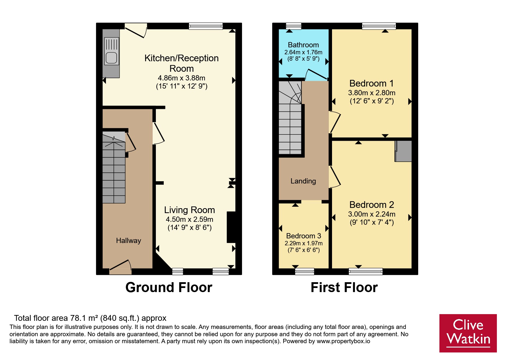 36, Princes Road, Cheshire floorplan
