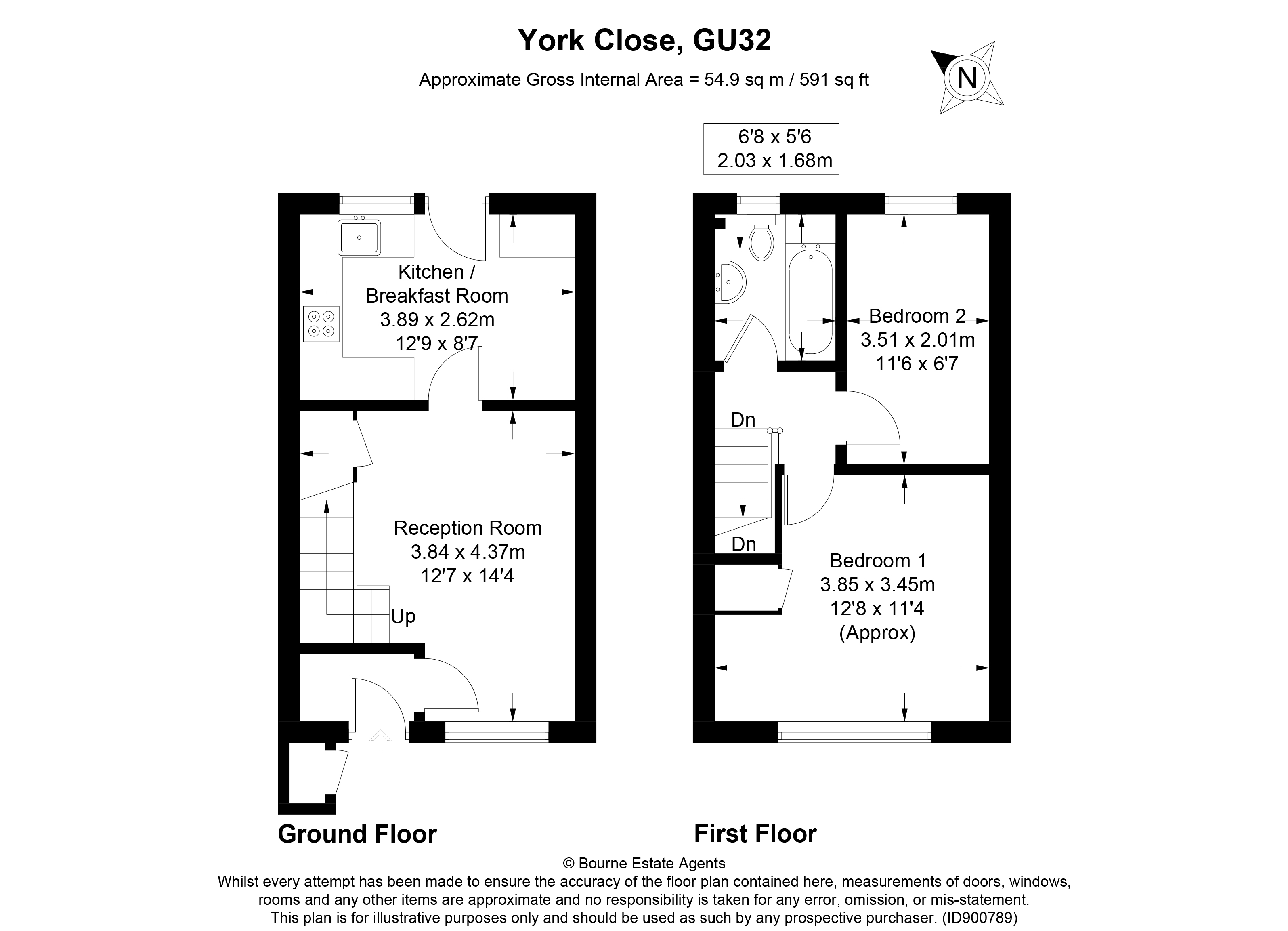 22, York Close, Petersfield floorplan