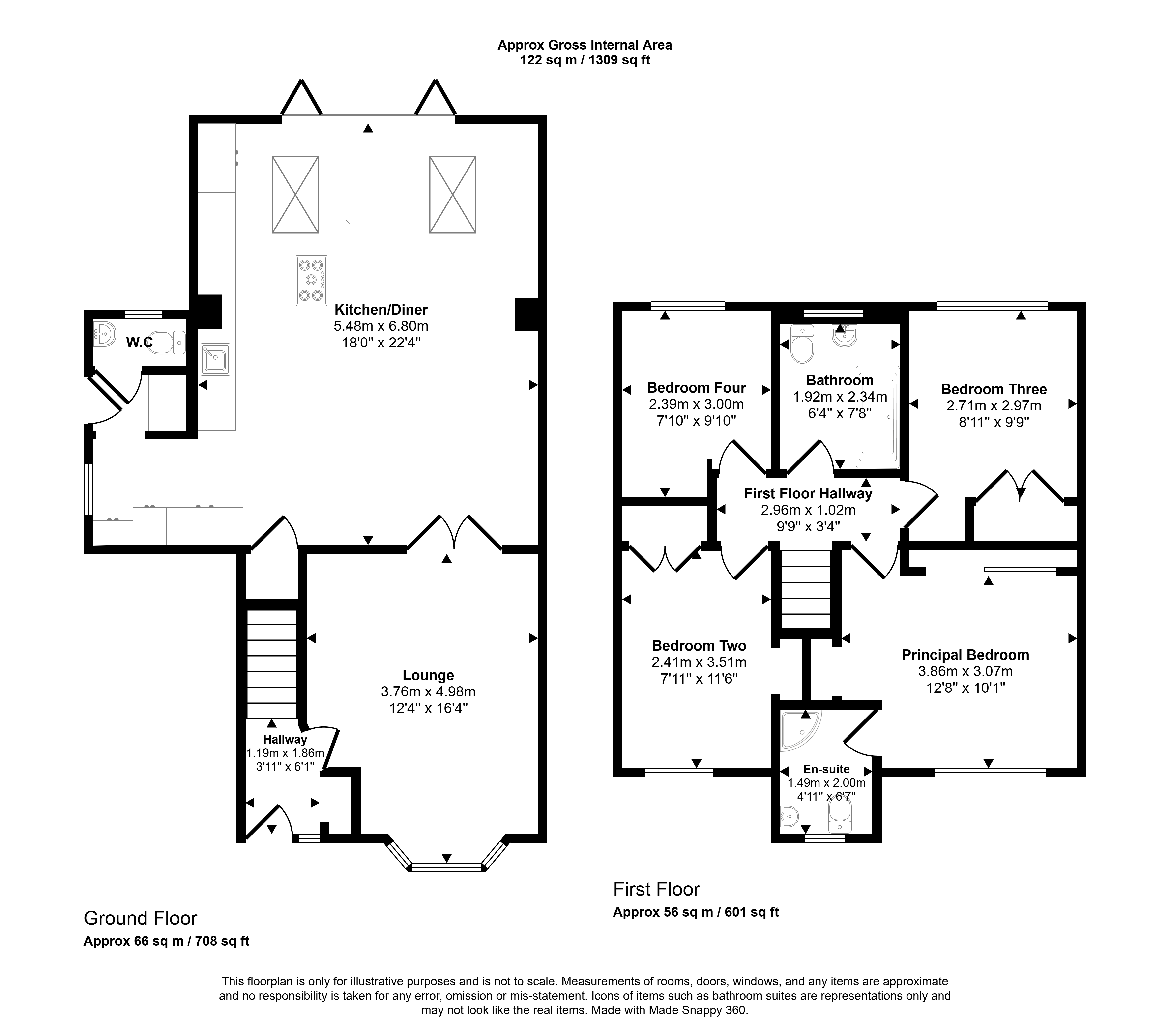 30, Bradwell Way, Houghton Le Spring floorplan