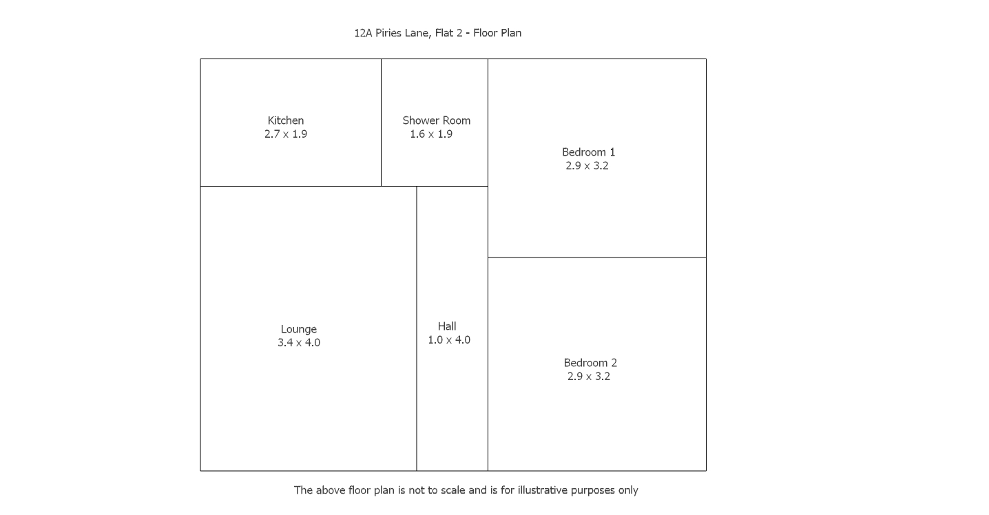12a Piries Lane, First Floor Flat, AB24, Aberdeen floorplan