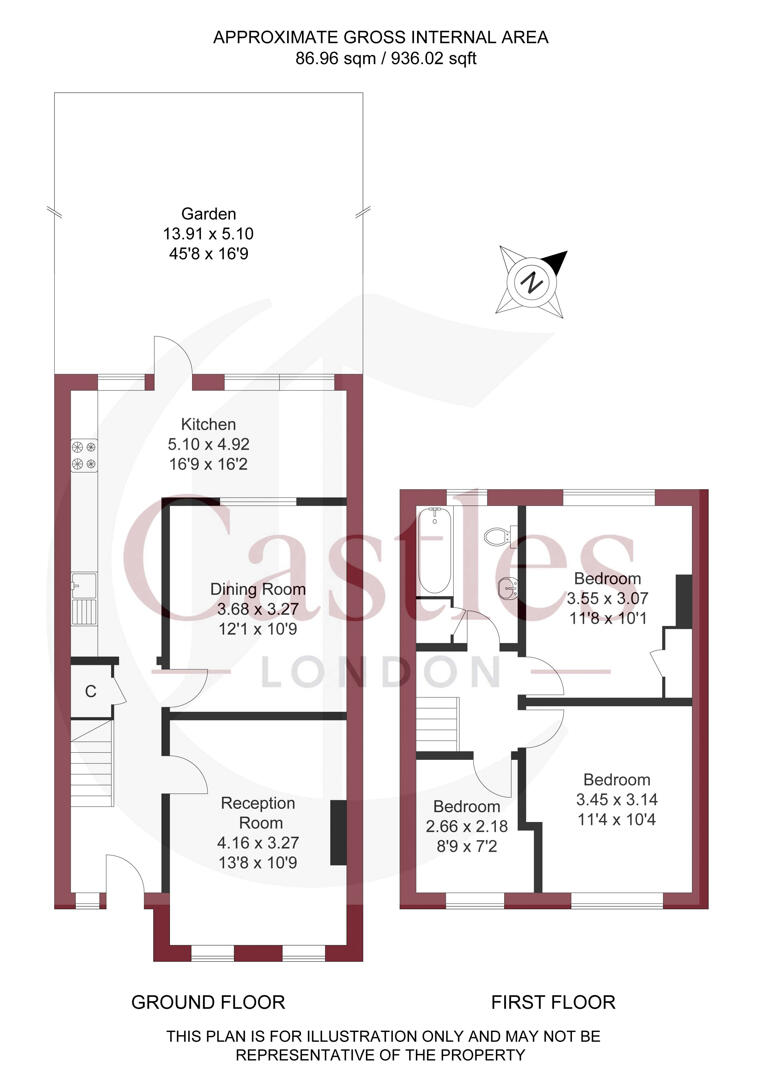Kingsway, Enfield floorplan