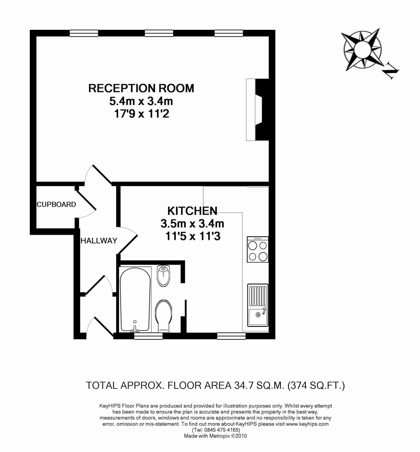 0 Bedrooms Studio to rent in Burwood Parade, Guildford Street, Chertsey, Surrey KT16