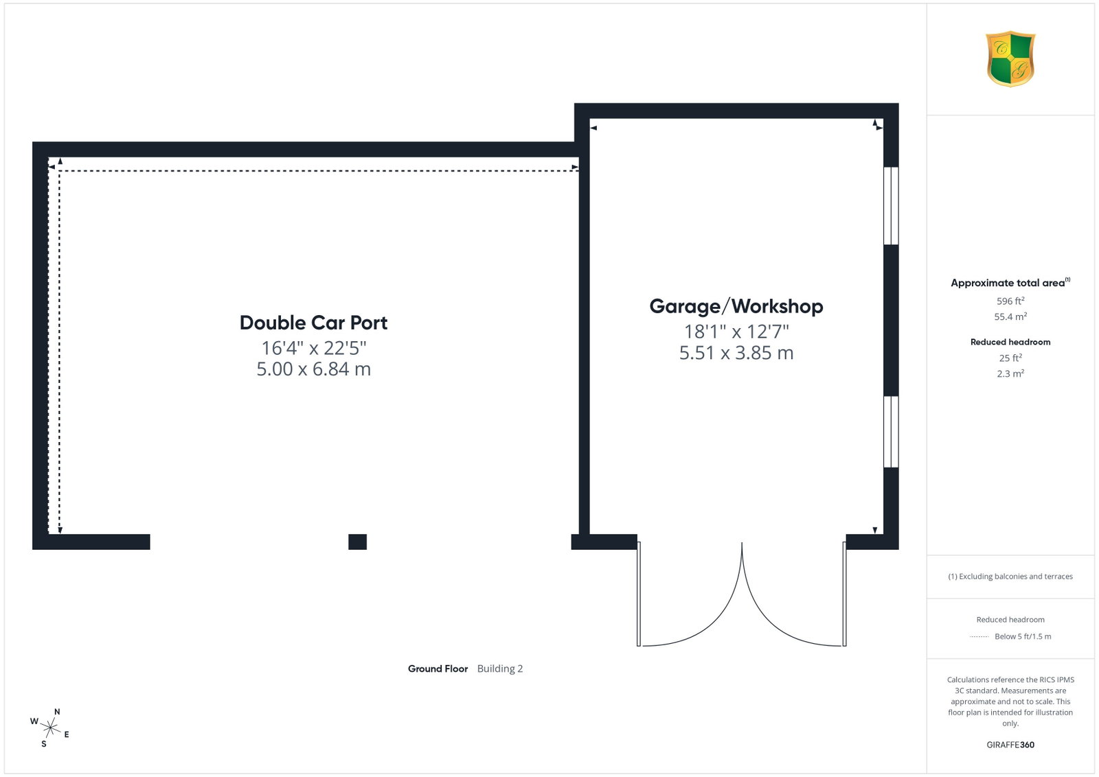 Monks Gate Cottage, Brighton Road, Horsham floorplan