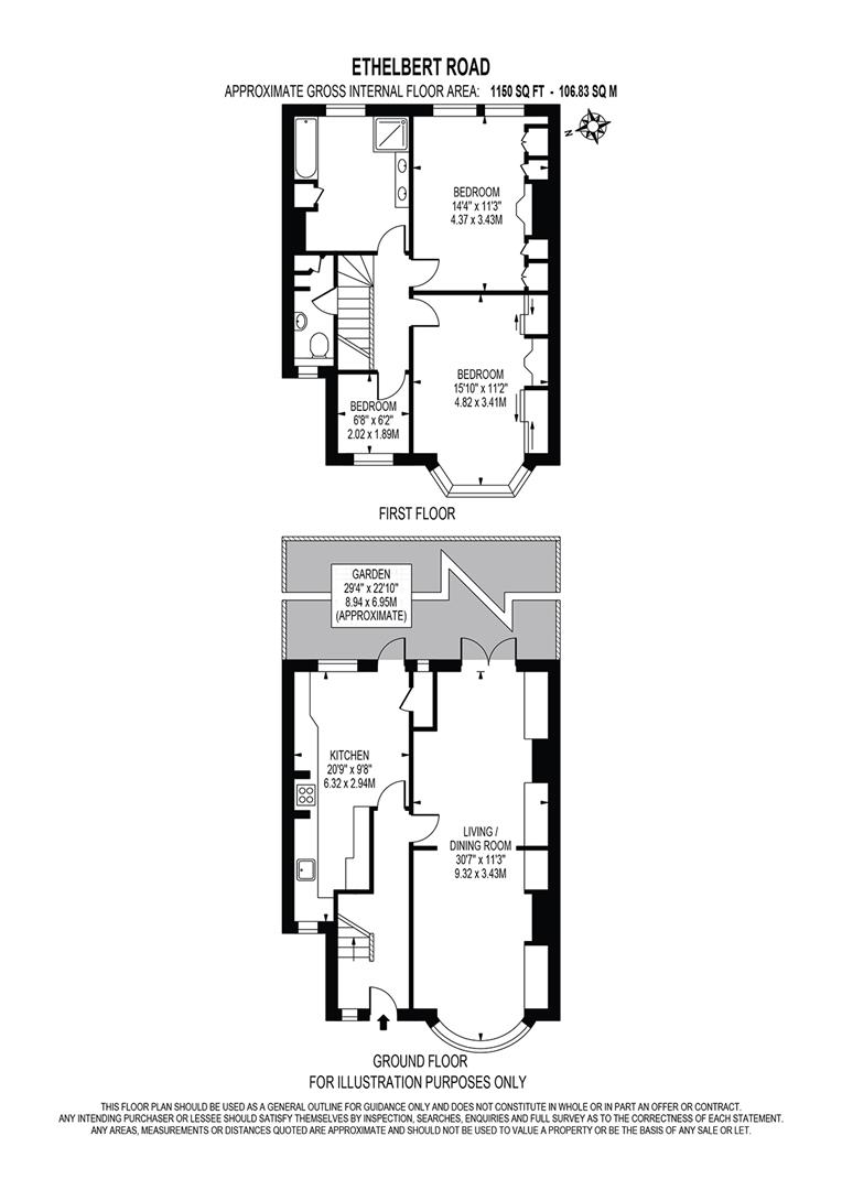 Ethelbert Road, West Wimbledon floorplan