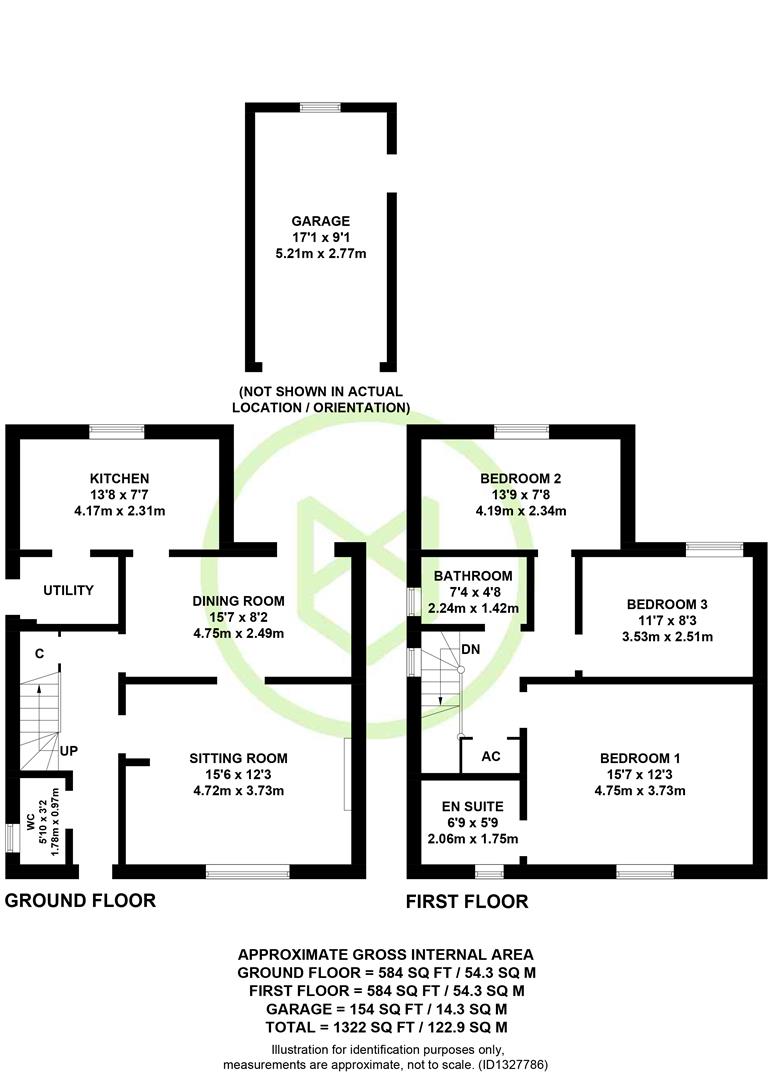Gwynedd, Southampton Road, Cadnam floorplan