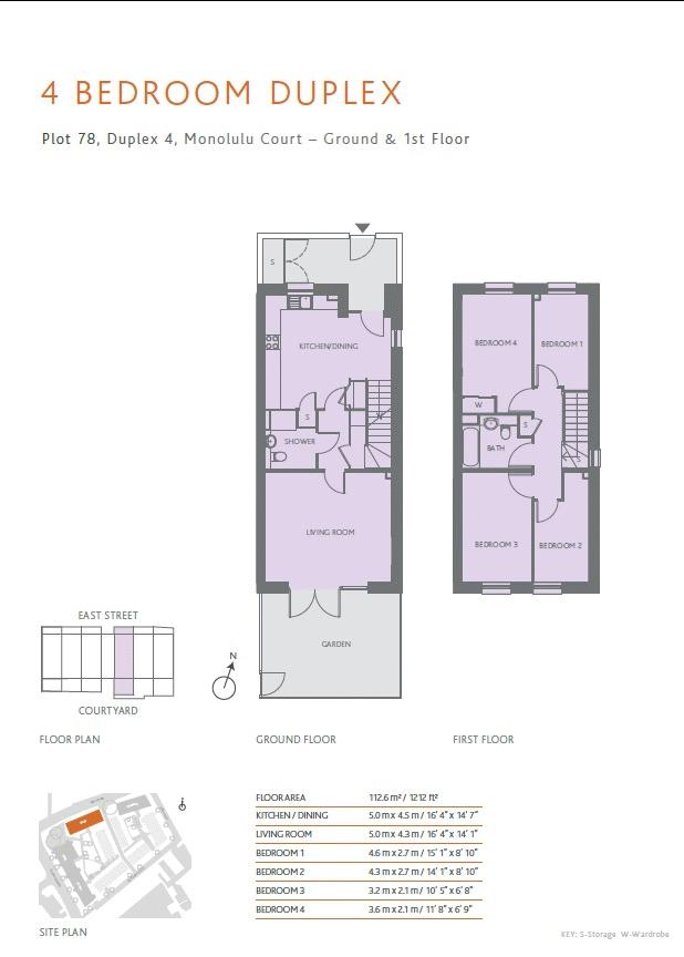 6  Monolulu Court, East Street, London floorplan