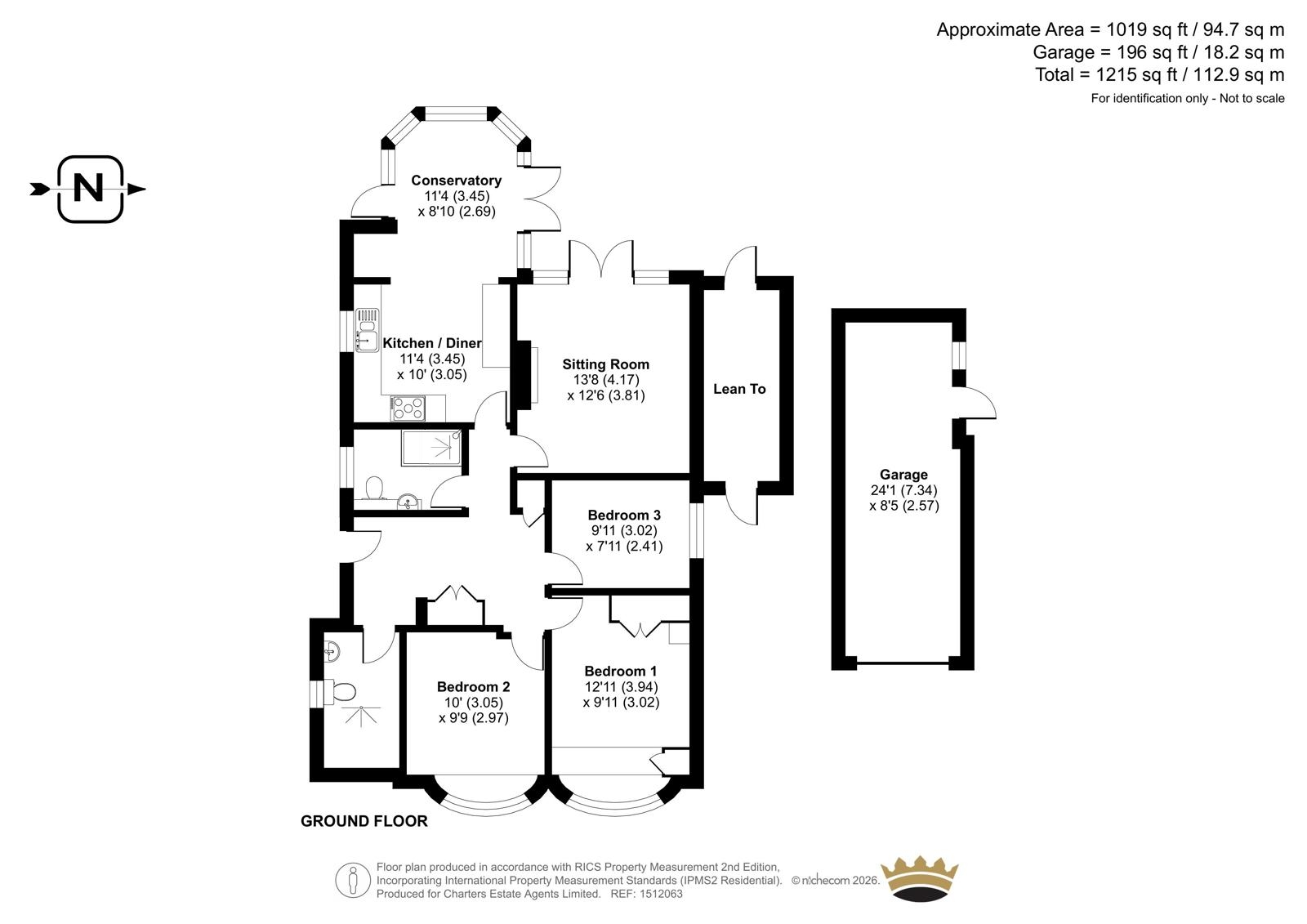 33, Provene Gardens, Southampton floorplan