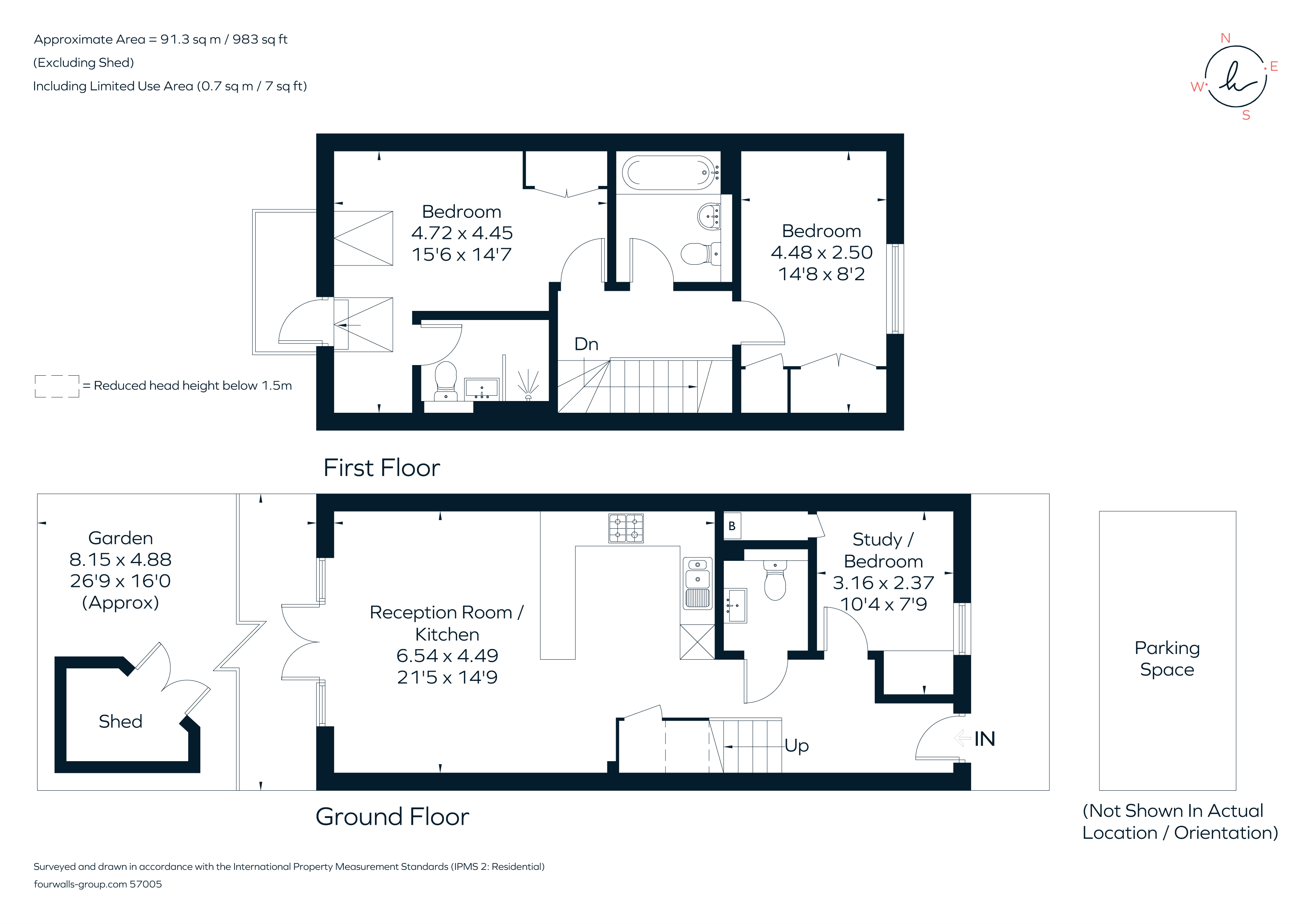 3, Falmouth Walk, London floorplan