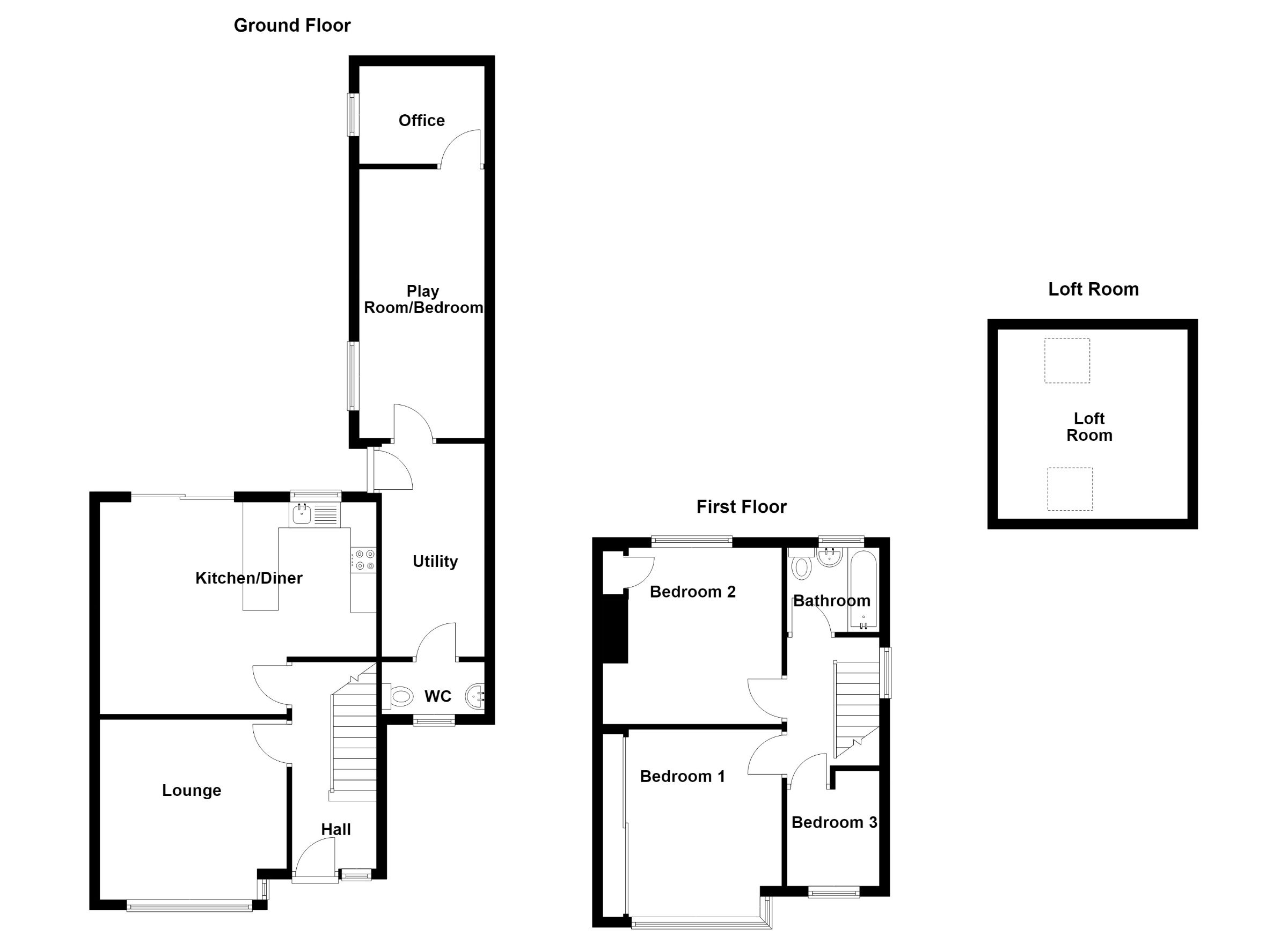 22 Tranmere Crescent, Morecambe floorplan