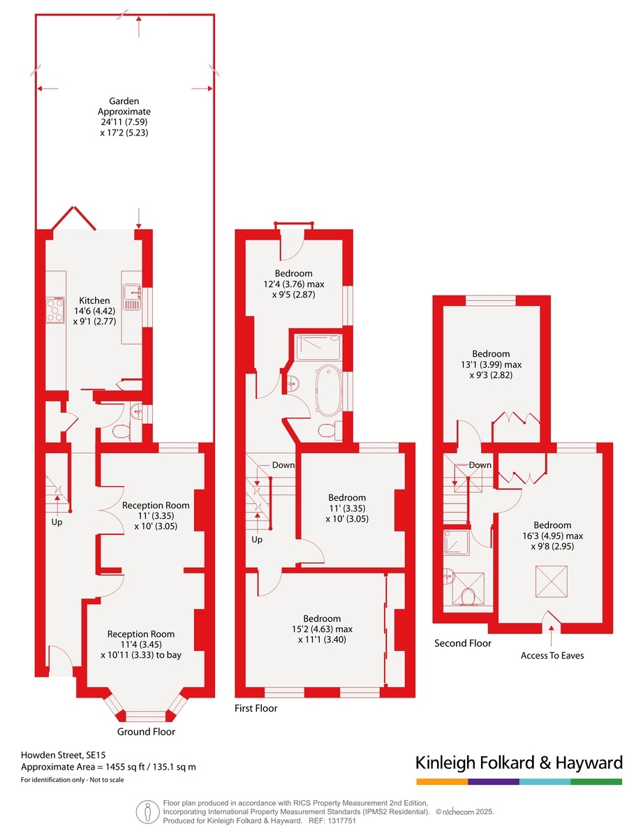 25, Howden Street, London floorplan