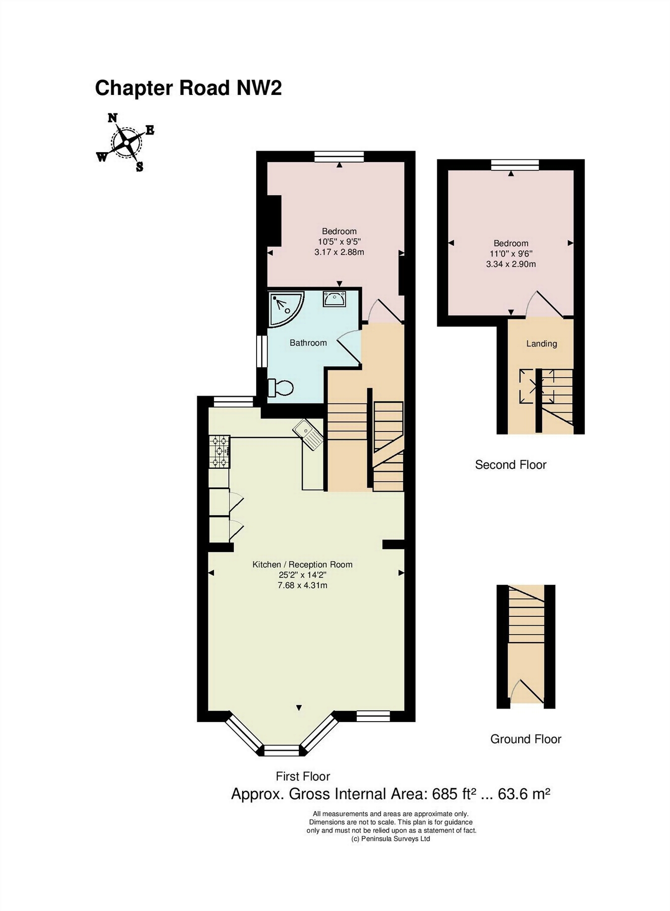 2 Bedrooms Flat for sale in Chapter Road, London NW2