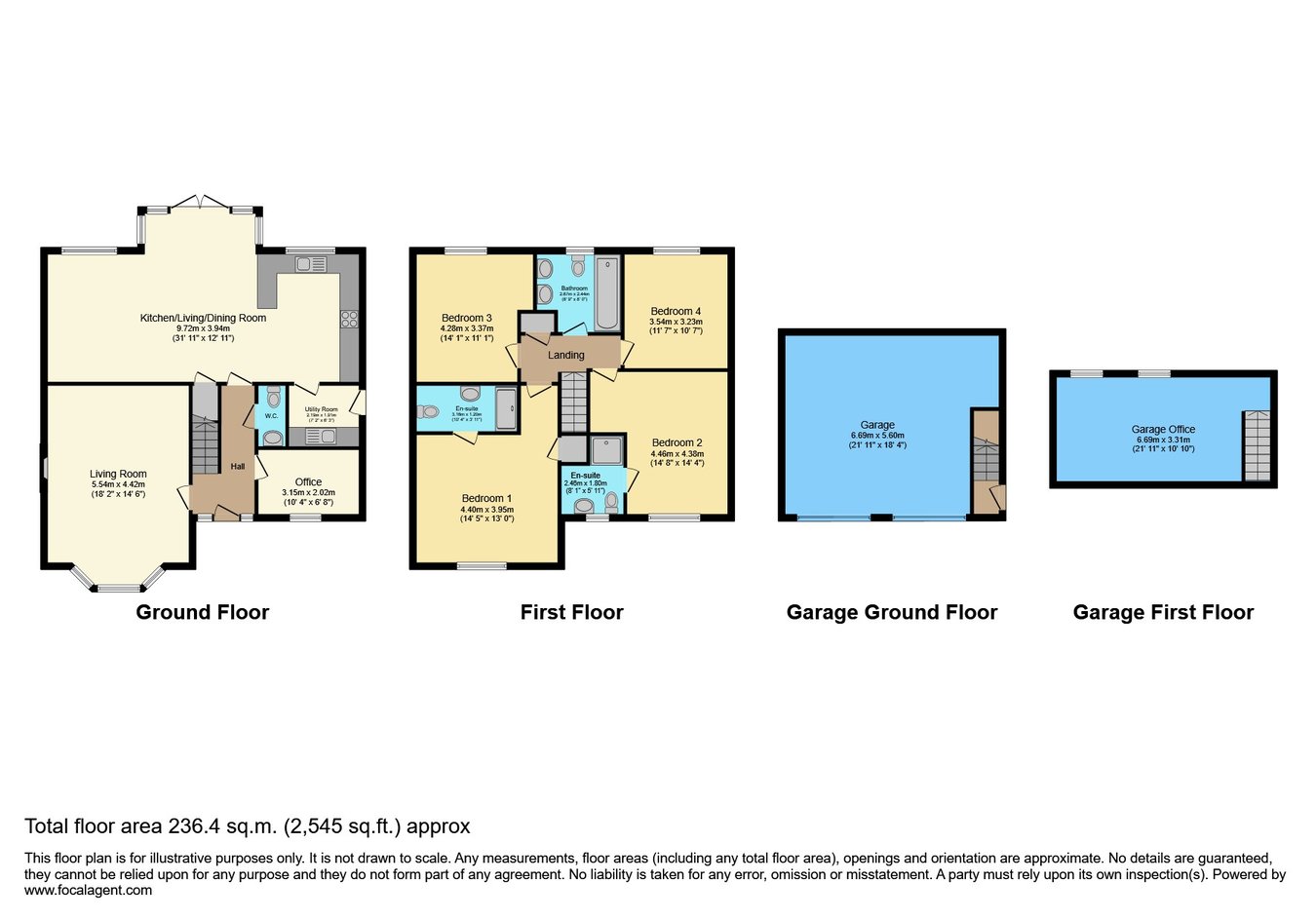 14, Jacobs Close, Louth floorplan