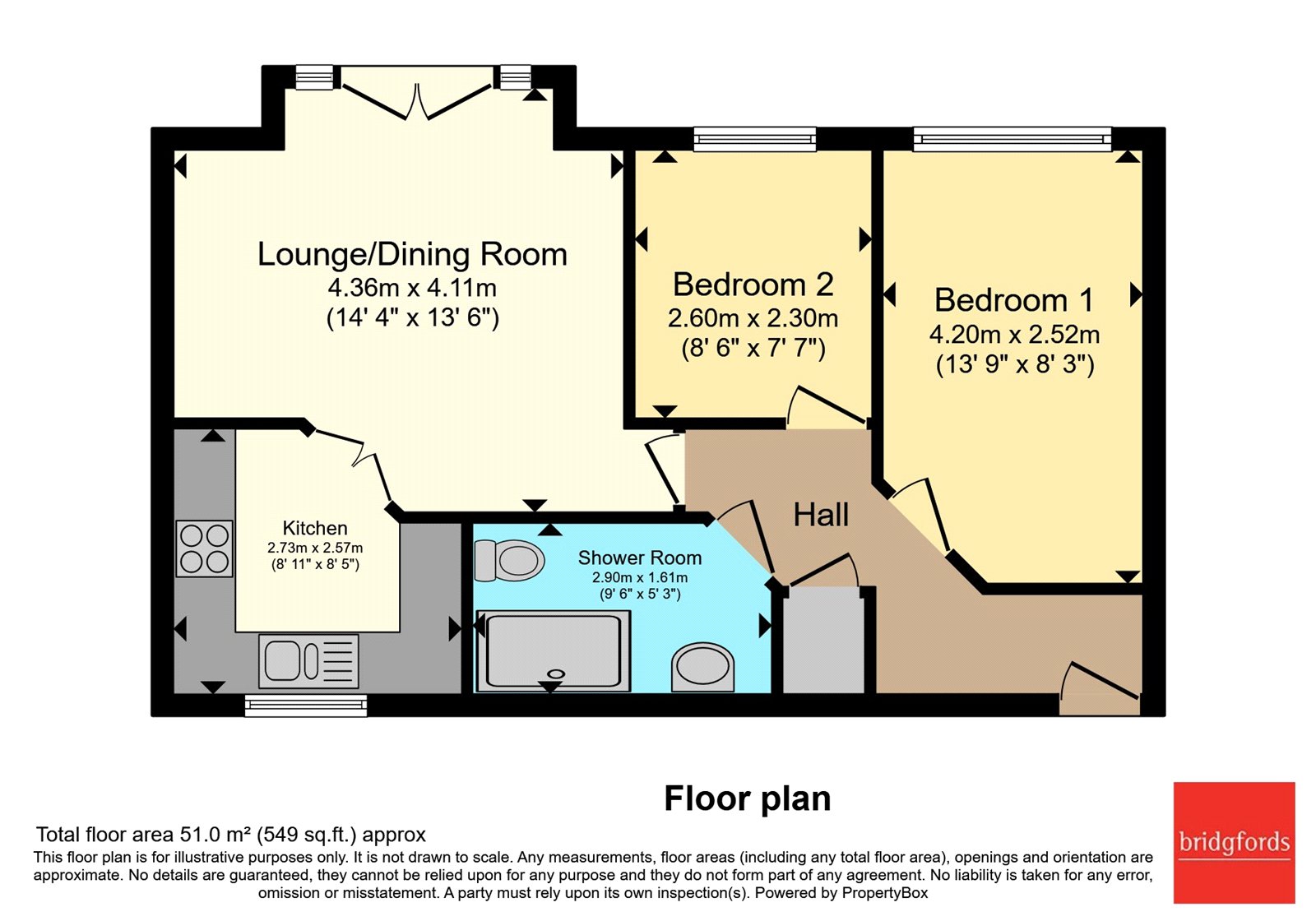 Apartment 41, 16, Montague Road, Manchester floorplan