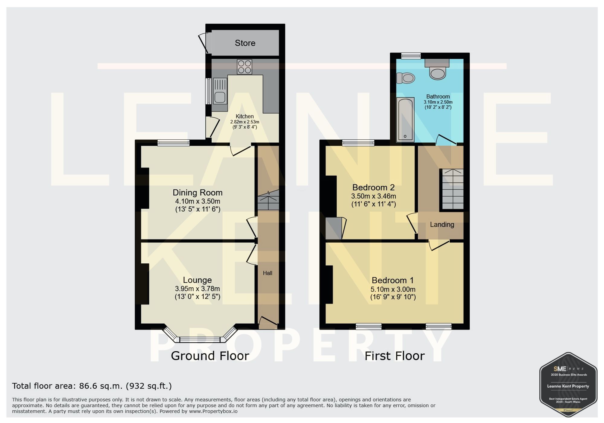 34 Bradford Street, Caerphilly floorplan