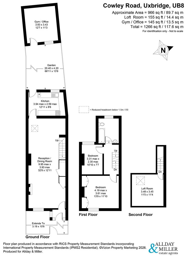 59, Cowley Road, Uxbridge floorplan