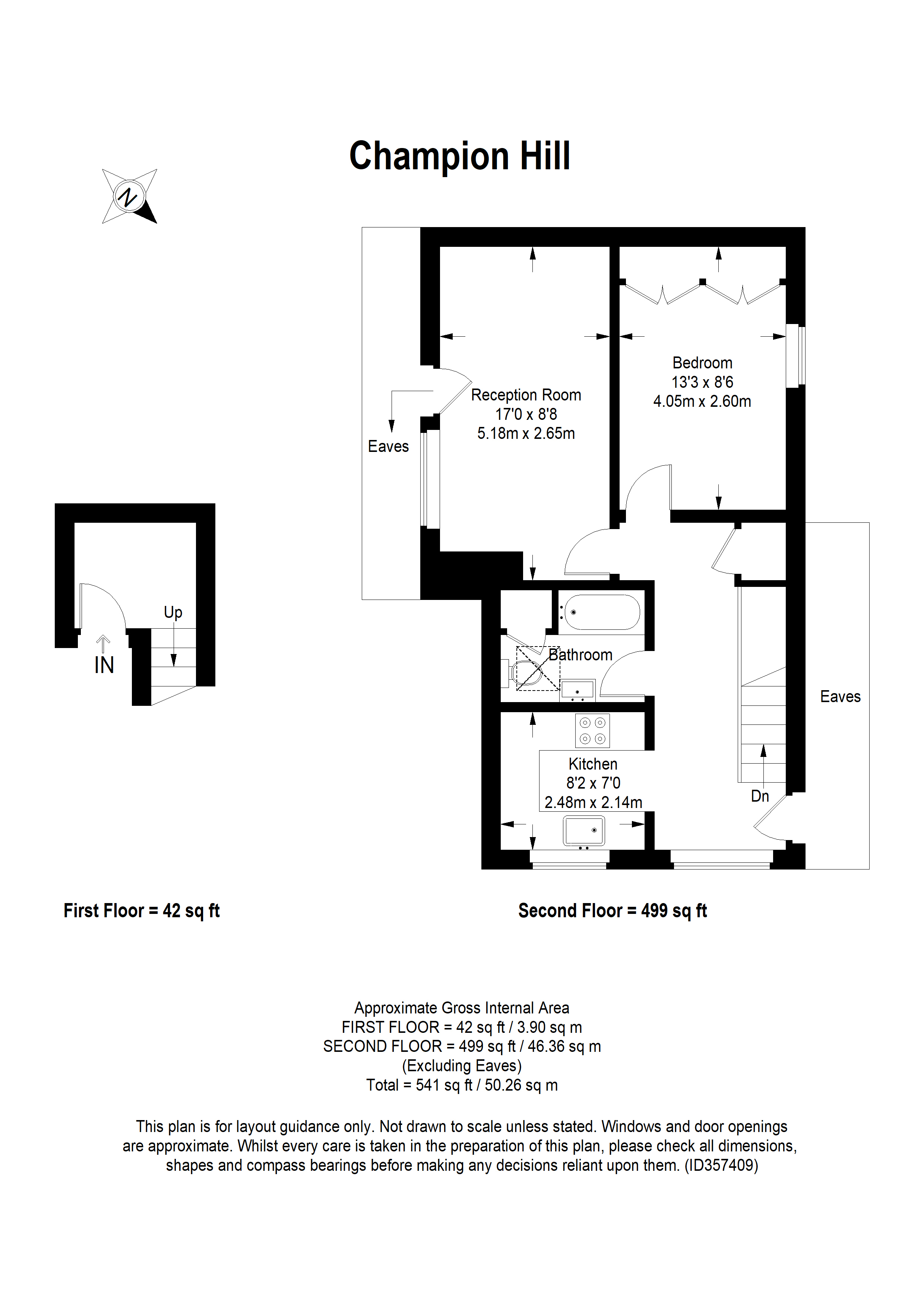 Champion Hill, Camberwell floorplan