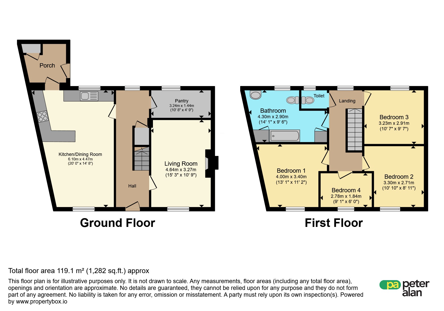 17, Ivor Terrace, Merthyr Tydfil floorplan