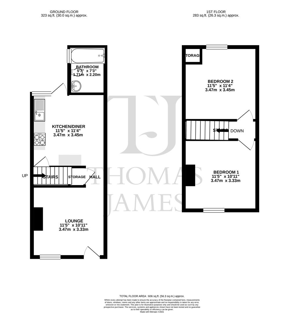 Noel Street, Kimberley, Nottingham NG16, 2 bedroom terraced house for