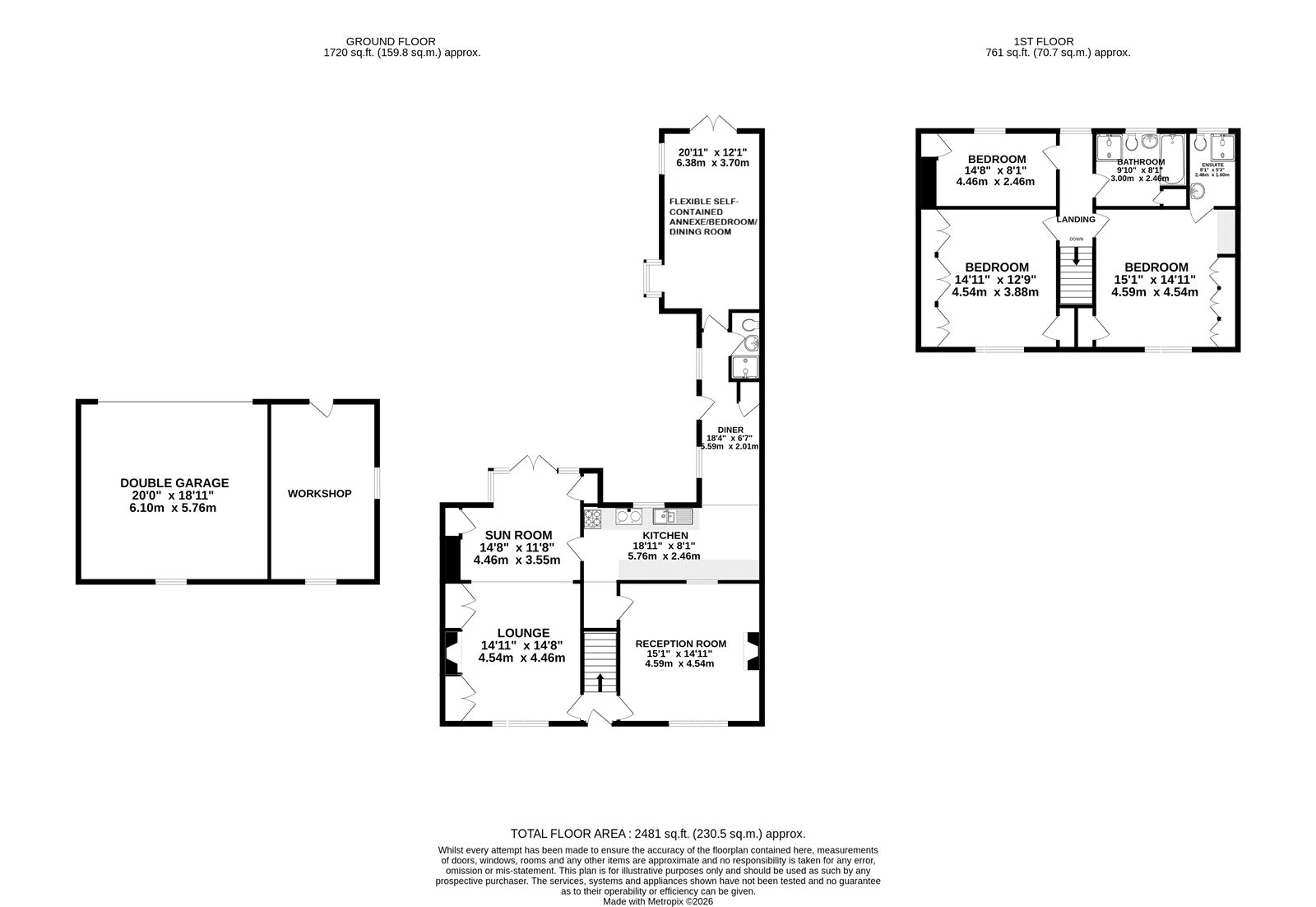 20, Main Street, Nottingham floorplan