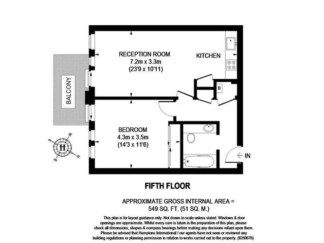 1 Bedrooms Flat to rent in Blake Apartments, New River Avenue, Hornsey N8