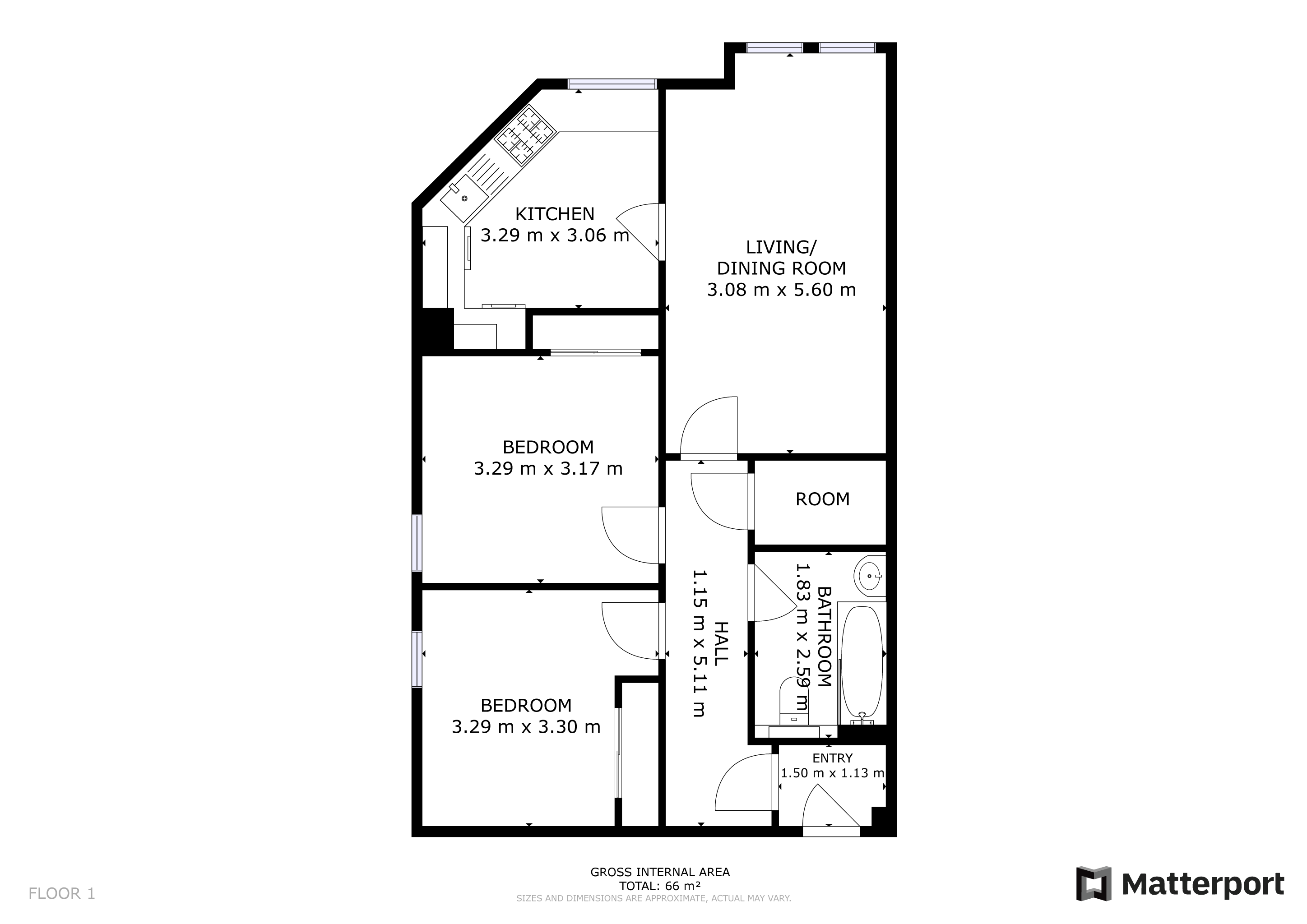 5, Cuparstone Court Flat H, Aberdeen, Aberdeen floorplan