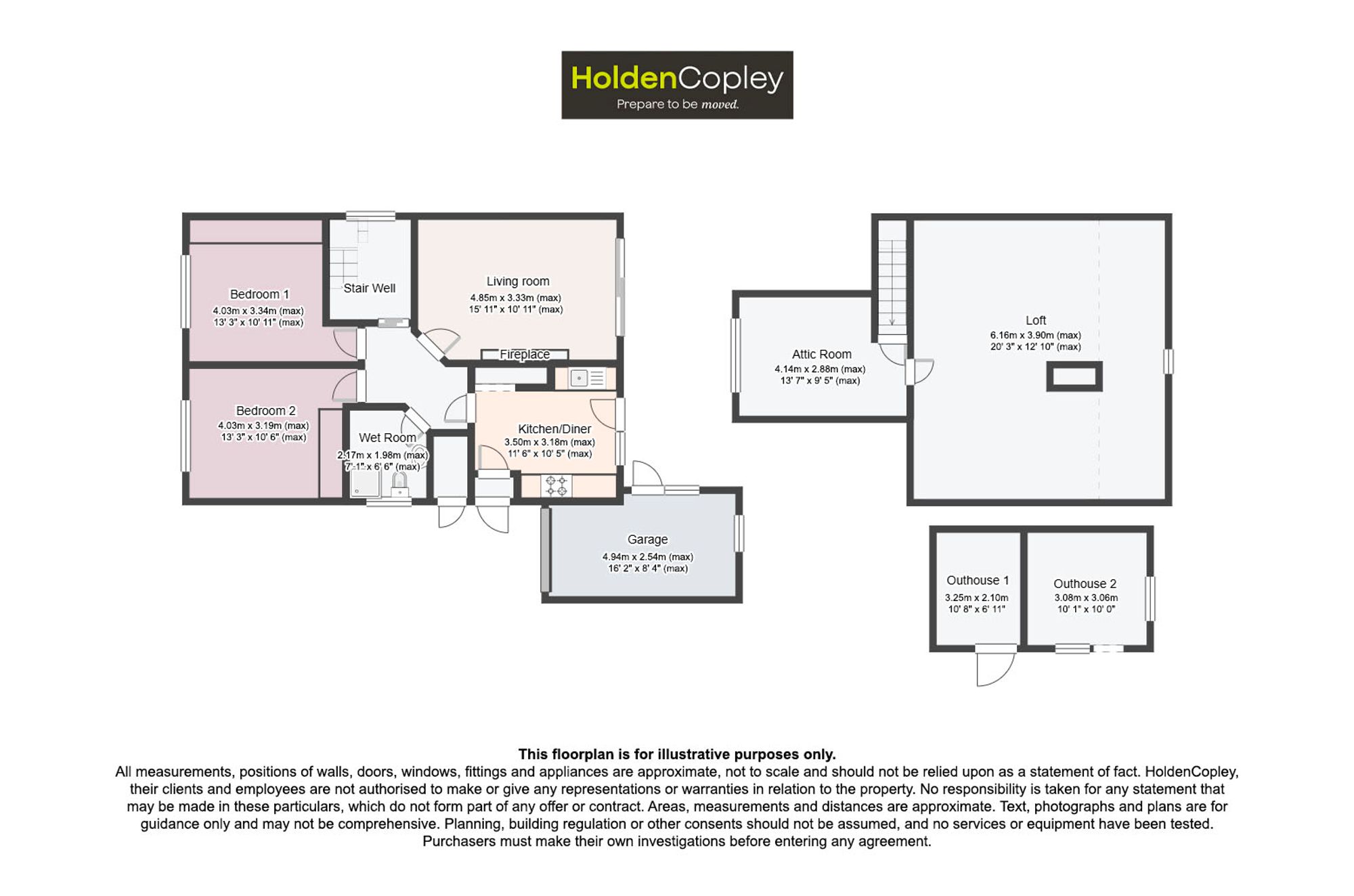 9 Main Road, Nottingham floorplan