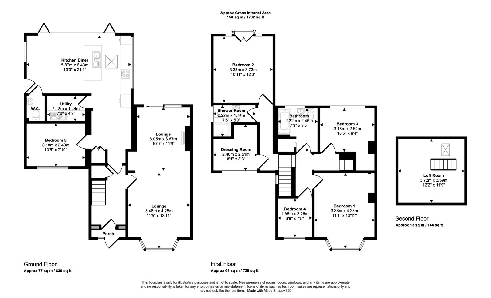43, Edward Road, Birmingham floorplan