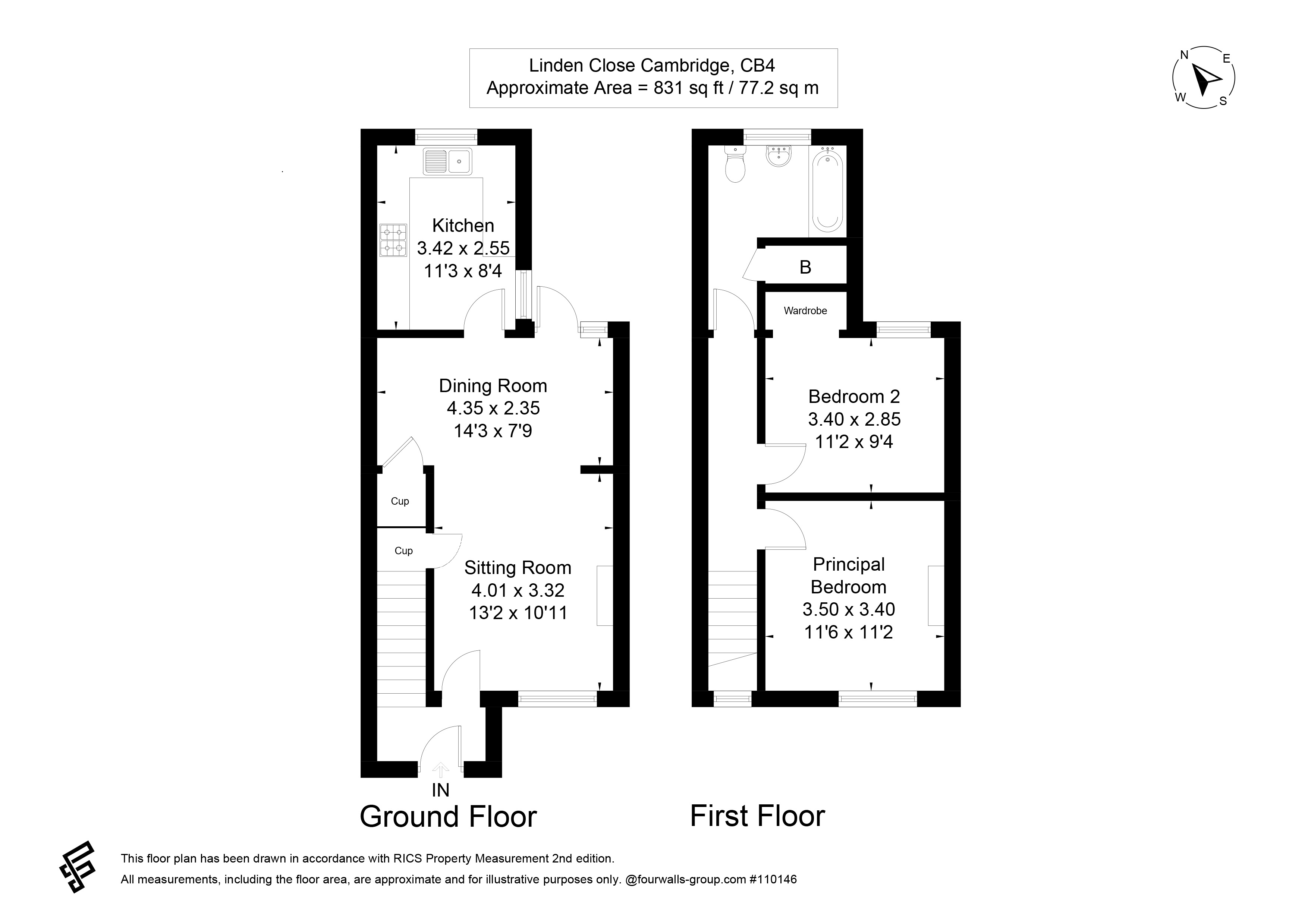 5, Linden Close, Cambridge floorplan