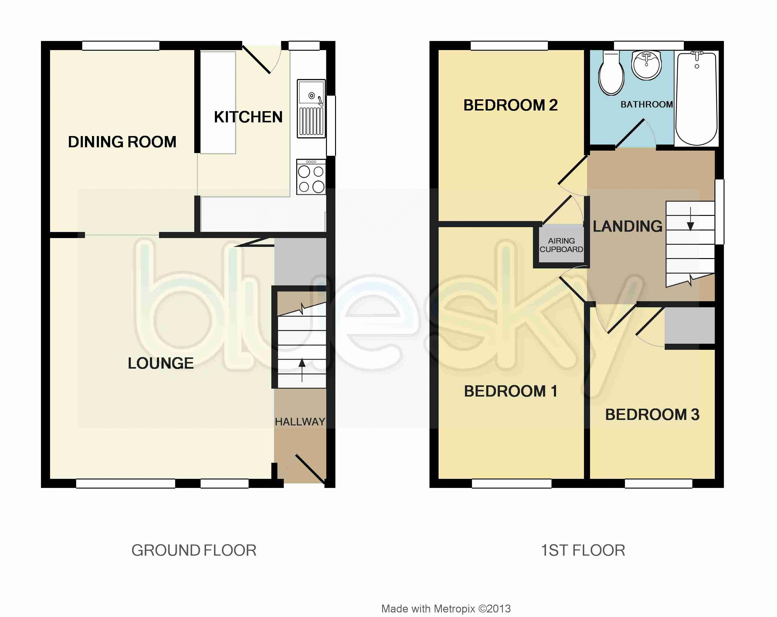 3 Bedrooms Semi-detached house to rent in Fawkes Close, Warmley, Bristol BS15