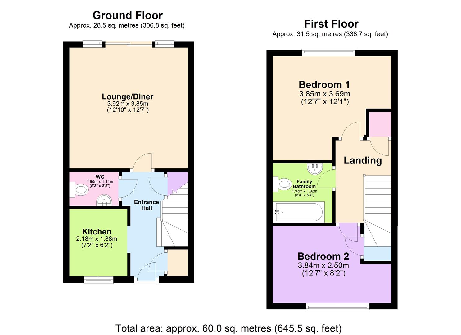2 Bedrooms Terraced house for sale in Station View, Hambleton, Selby YO8