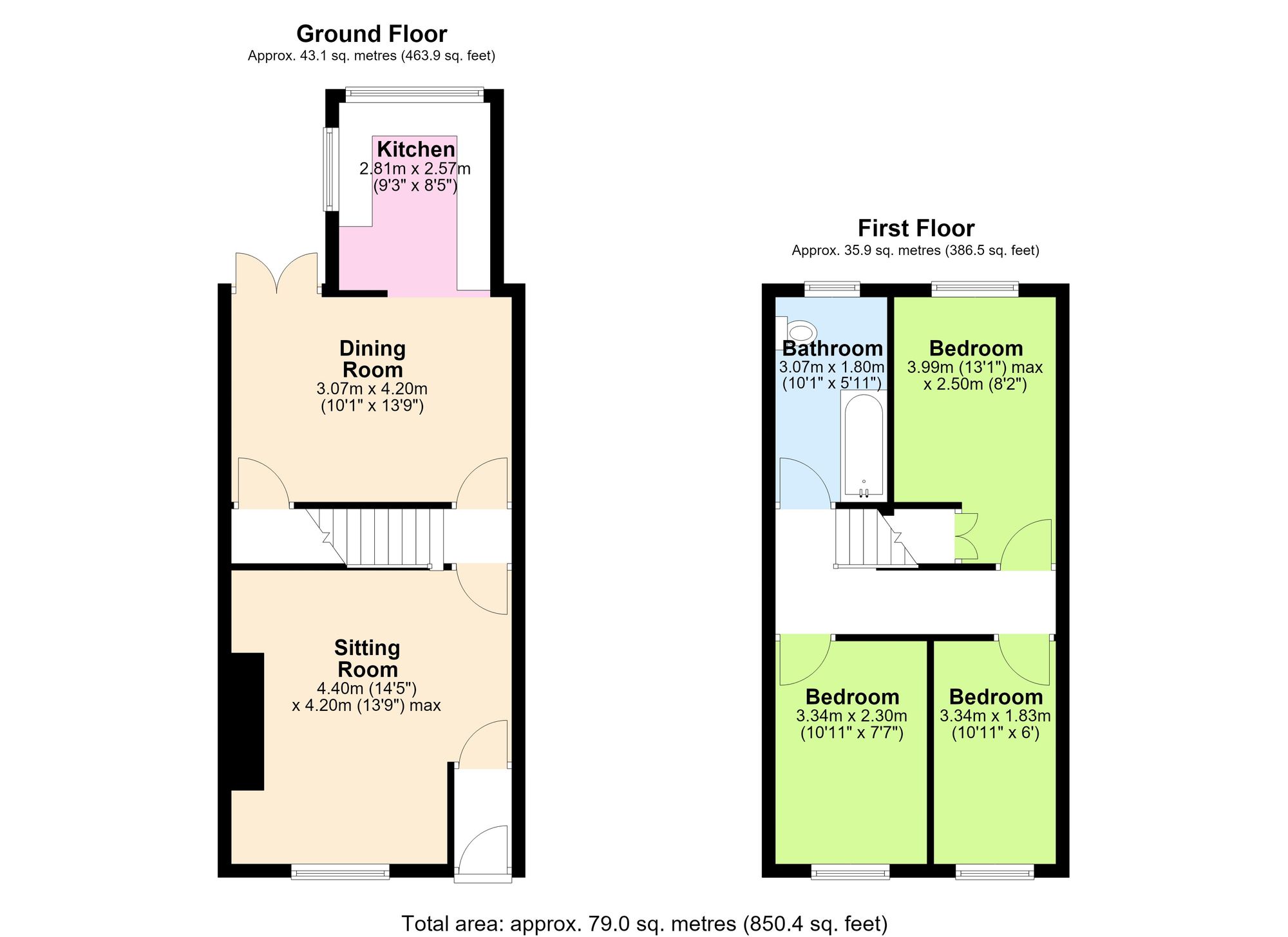 346 Wigan Road, Manchester floorplan