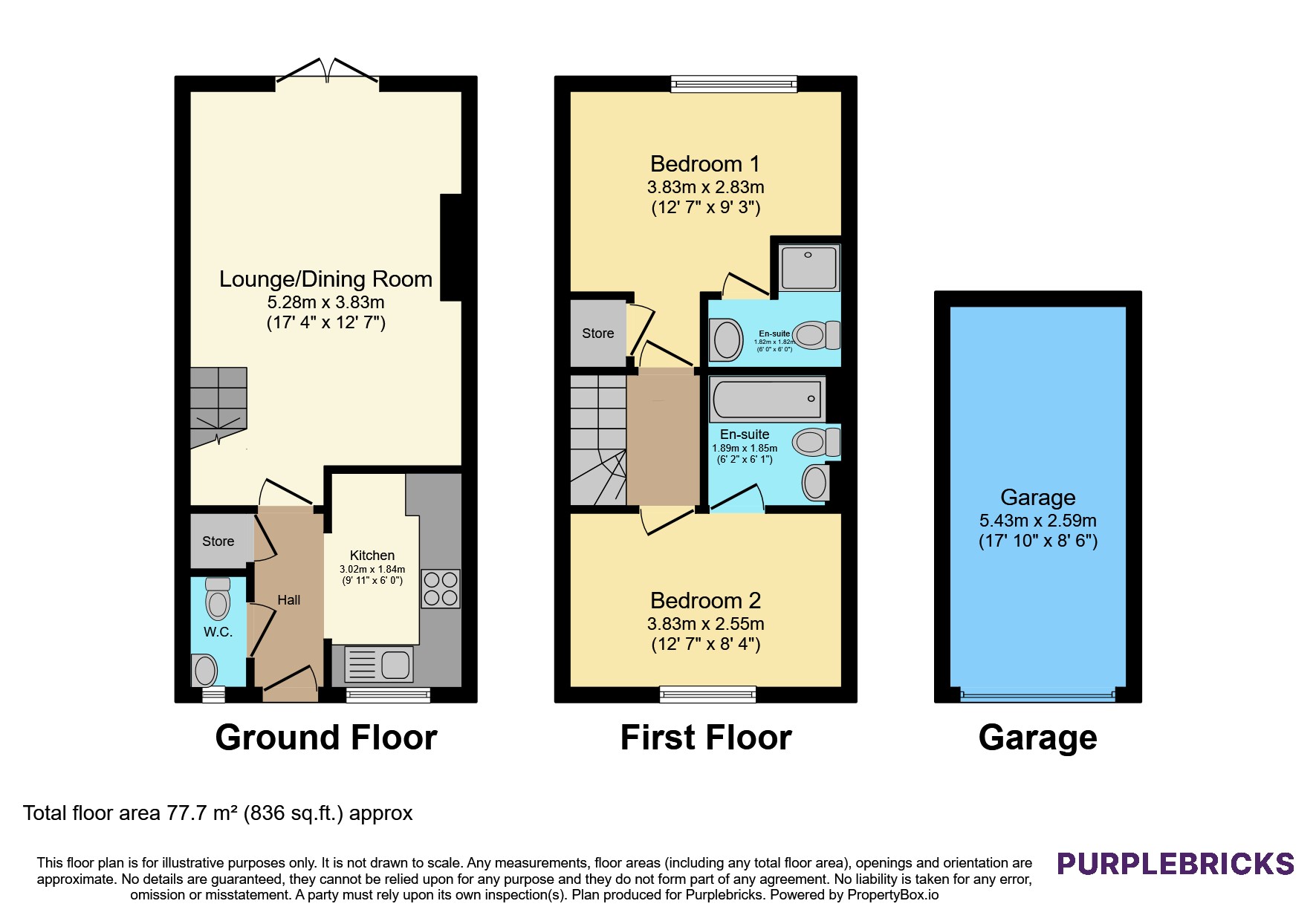 18, Rhodfa Padarn, Prestatyn floorplan