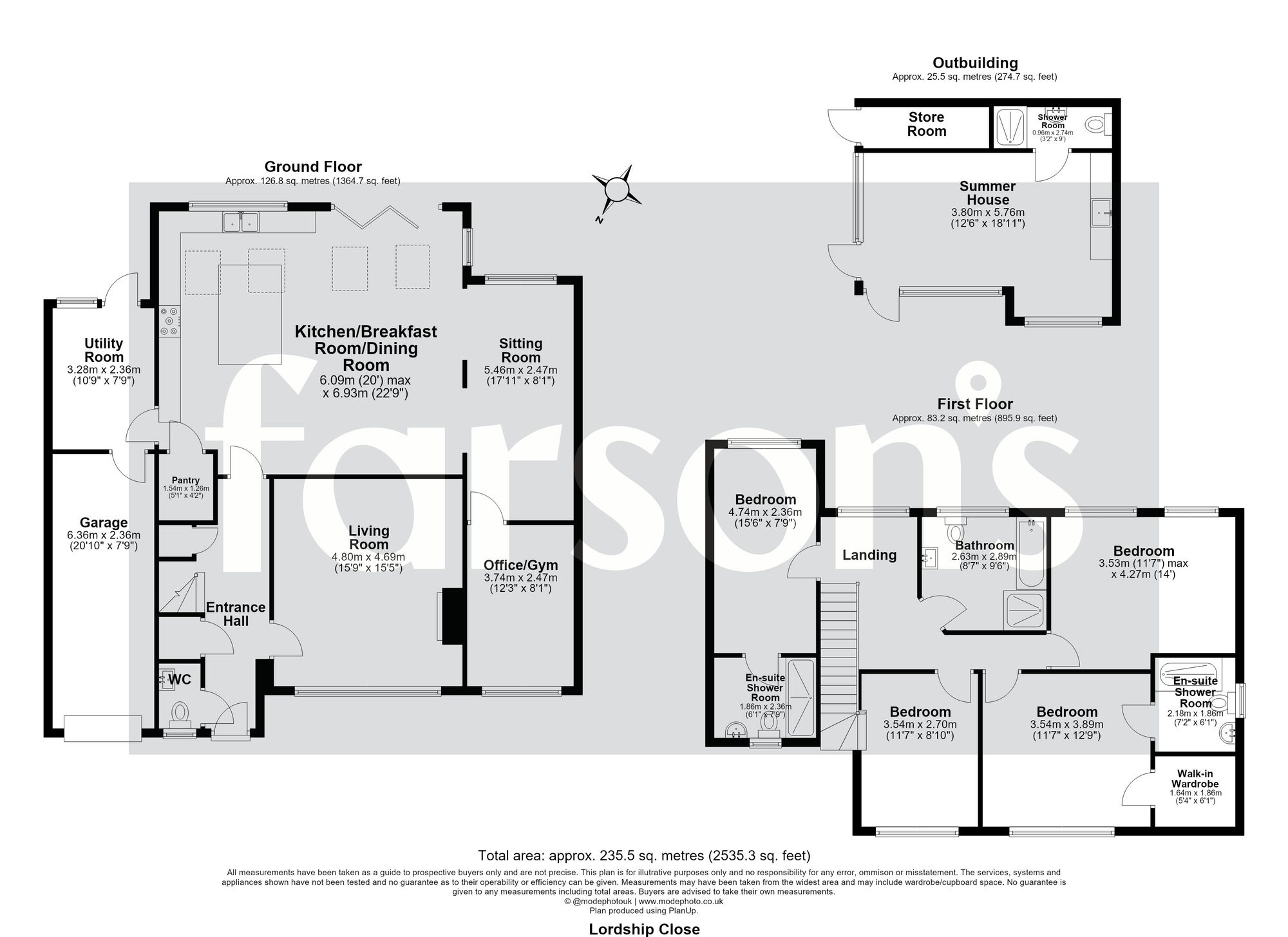 2 Lordship Close, Brentwood floorplan