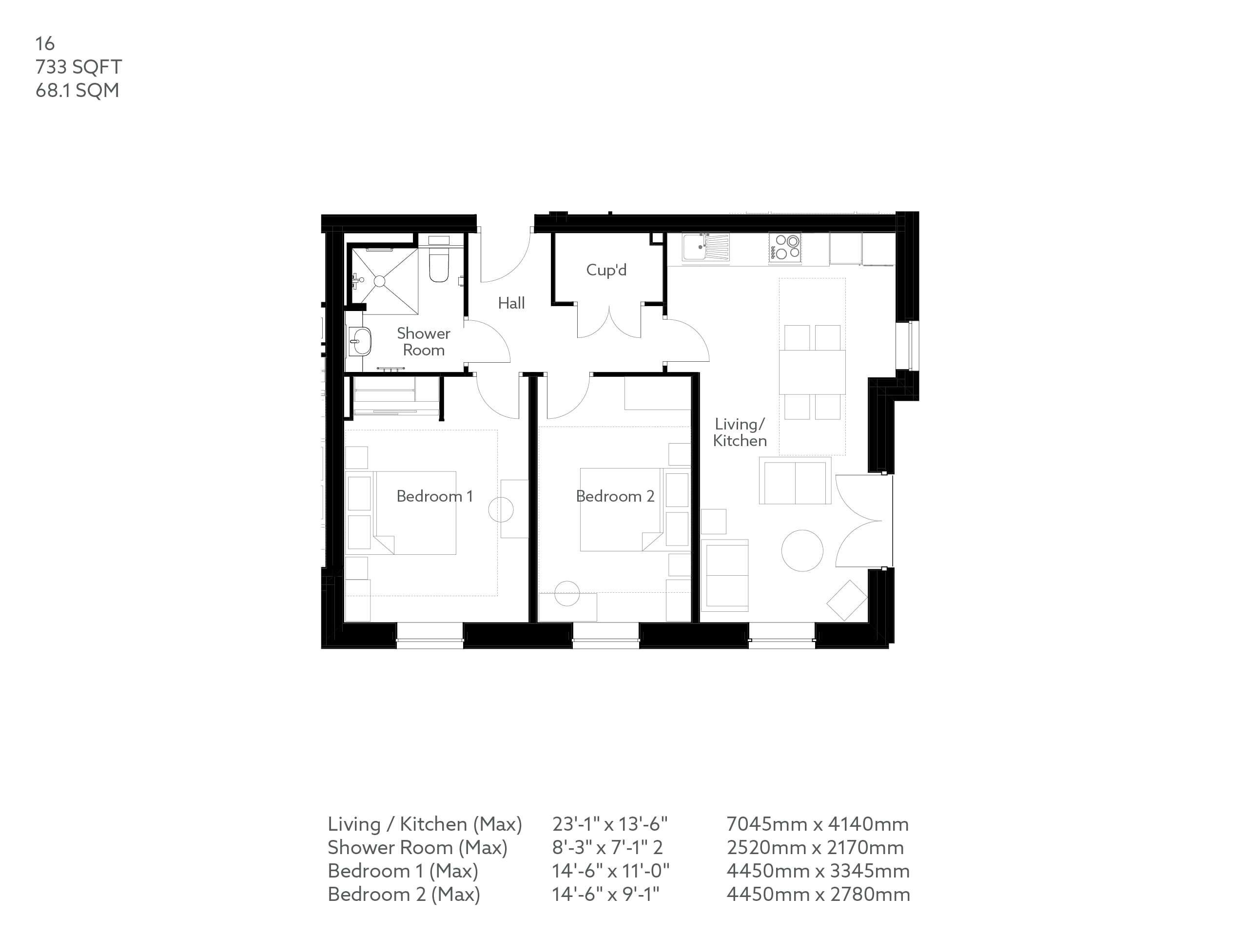 16, Baldock floorplan