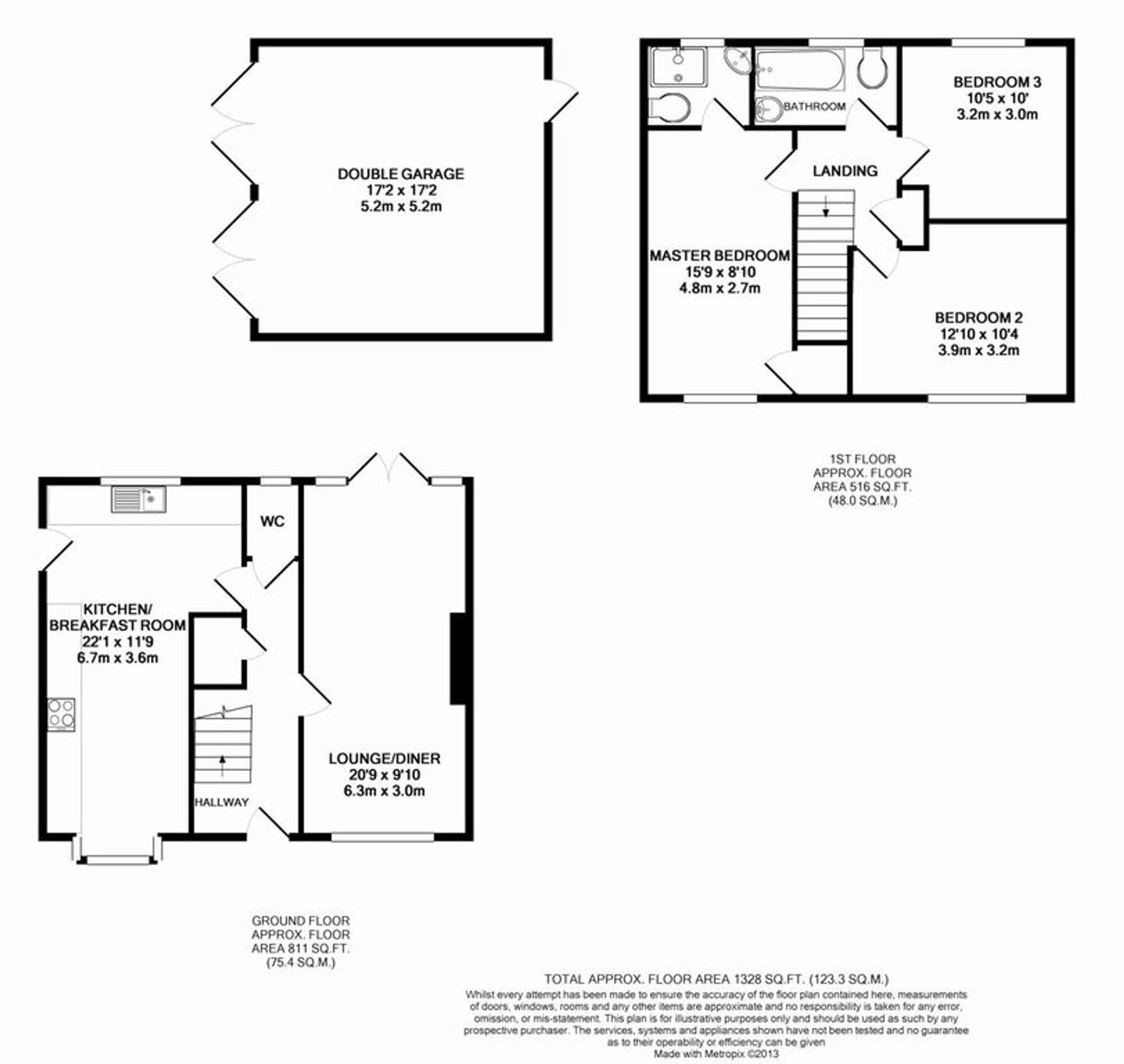 31 Deerings Drive, Pinner floorplan